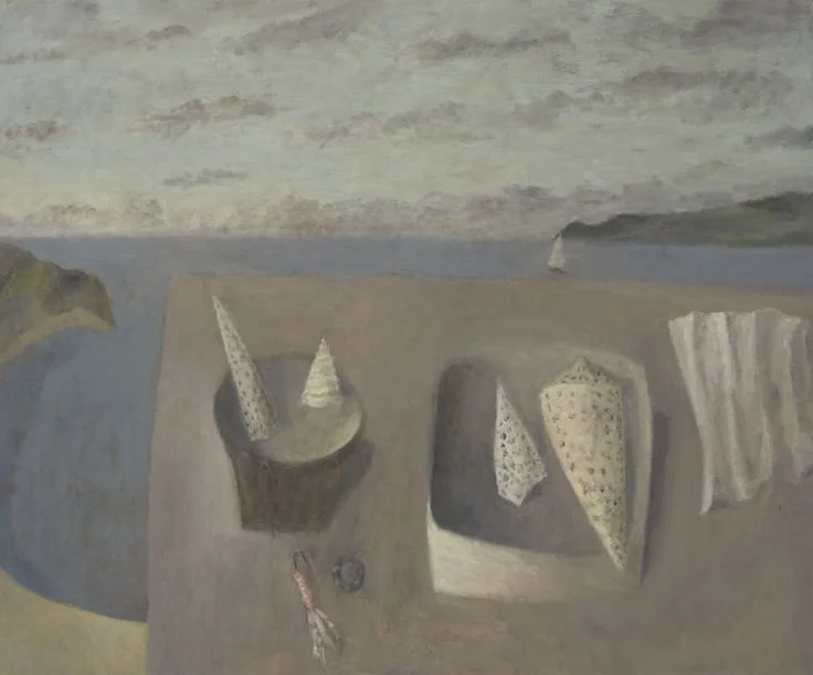 Nicholas Turner 'Table with Shells',oil on linen.jpeg