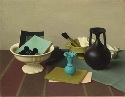 Stilleven met blauwen en zwarten by Jan vanTongeren.jpeg