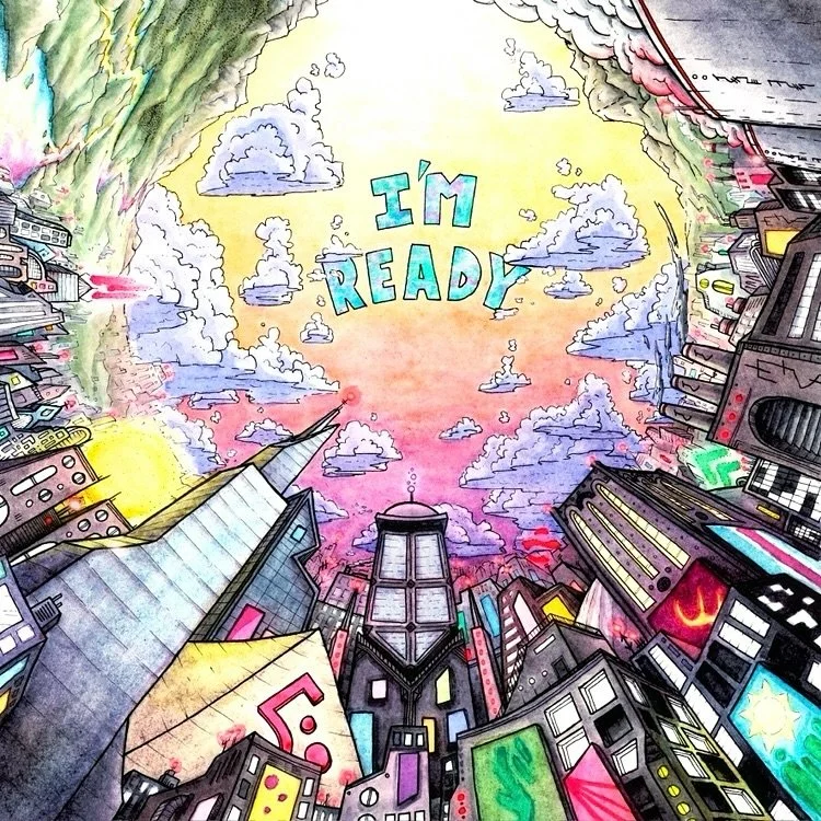 Just dropped a new ep today with @shachar_halevi called I&rsquo;M READY! All the material from this project was improved in a single jam, and it took us a bit of time to string everything together hehe. Thanks to the art by @peterzurawskyart and adde