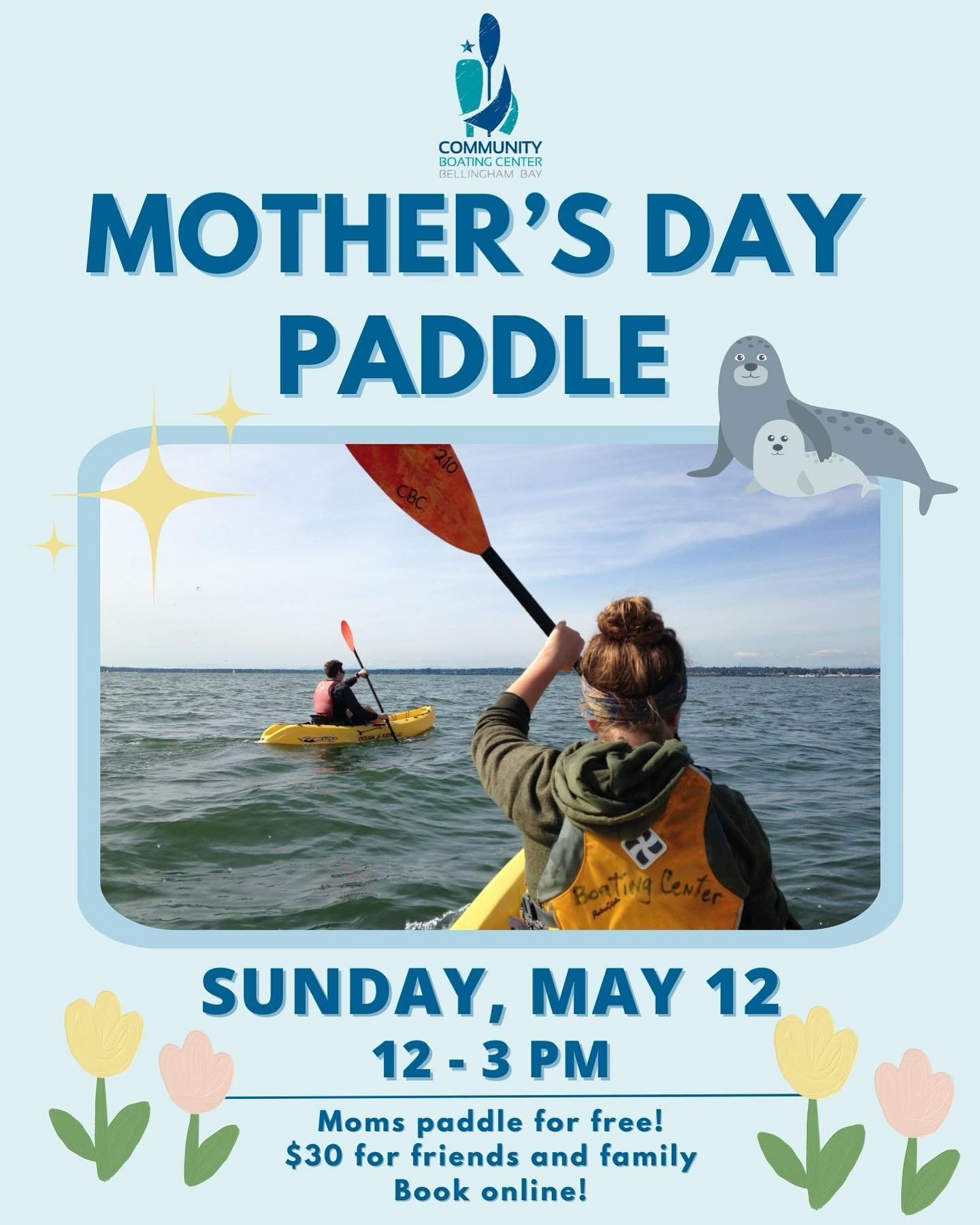 Calling all moms! 🚣🏼&zwj;♂️💕 This year&rsquo;s Mother&rsquo;s Day Paddle is Sunday, May 12th, from 12 PM - 3 PM. 

Everyone is welcome! No experience necessary. Bring your friends and family to celebrate one of our favorite holidays 👩&zwj;👧&zwj;
