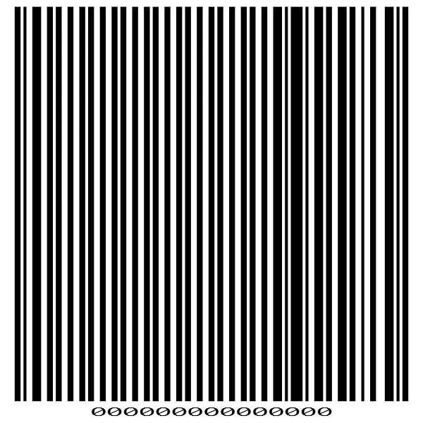 Black and white barcode with numbers below.