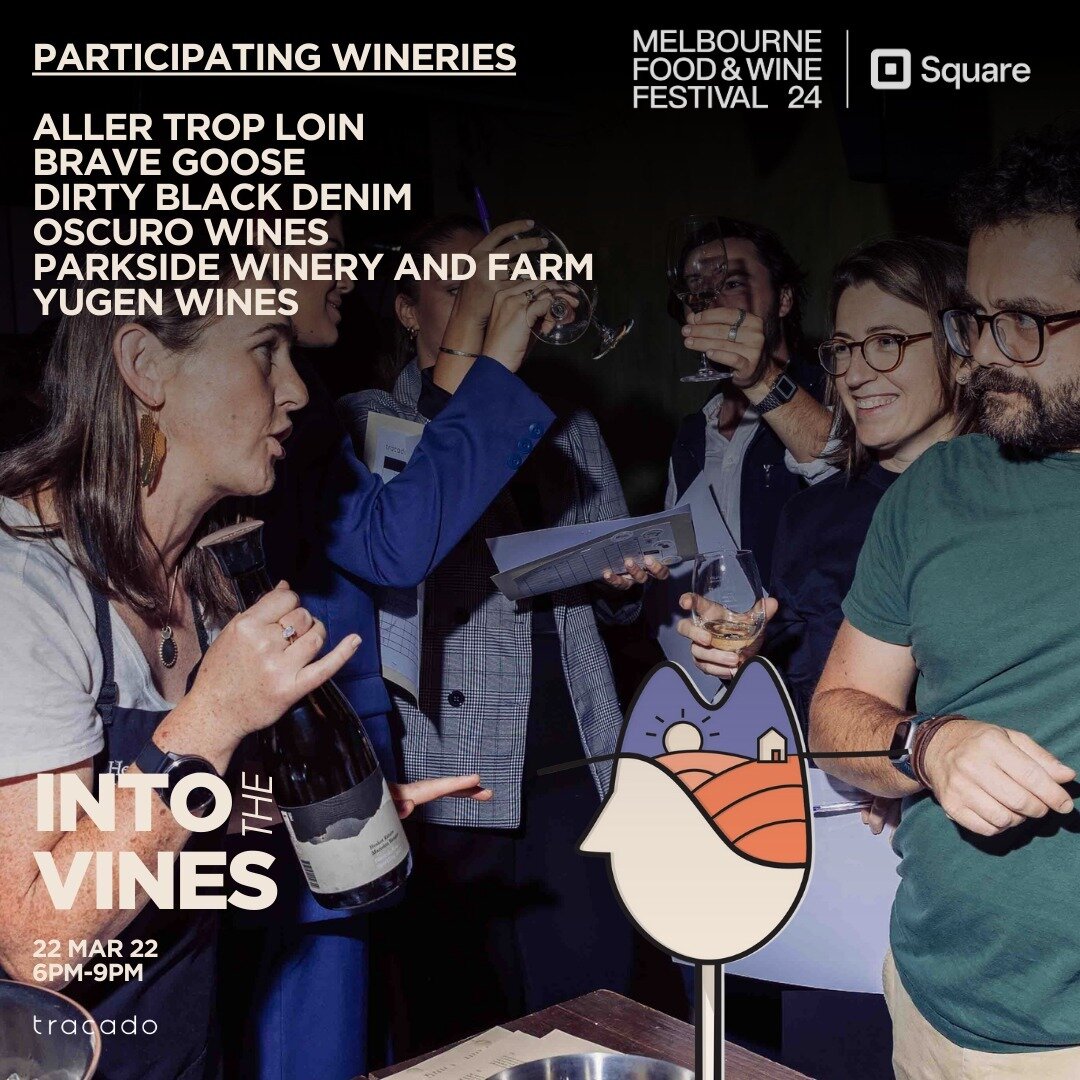 Ok Friends, ⁠
Into The Vines- #7 Melbourne at @intocoffee.co ! ⁠
⁠
For an epic event like @melbfoodandwine we needed an epic line up of wineries- so we've upped the ante with 6 instead of 5 wineries! ⁠
⁠
We've also got The Tasting Game - a masterclas