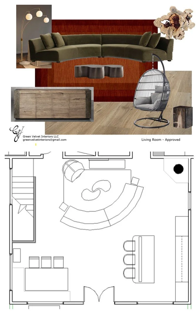 Living area design development