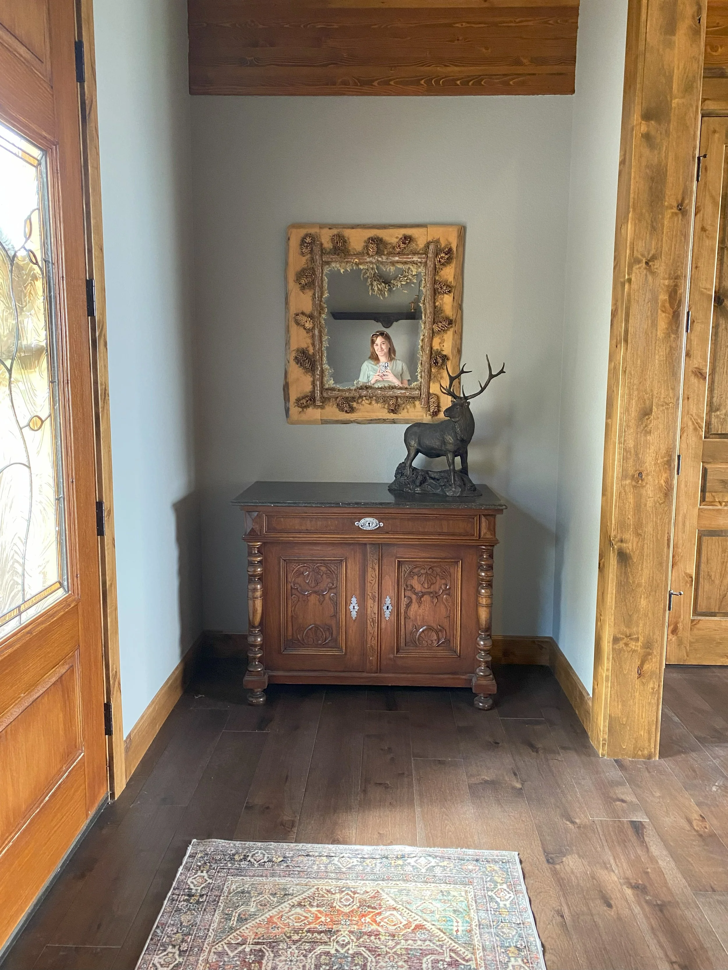 Foyer across from pew