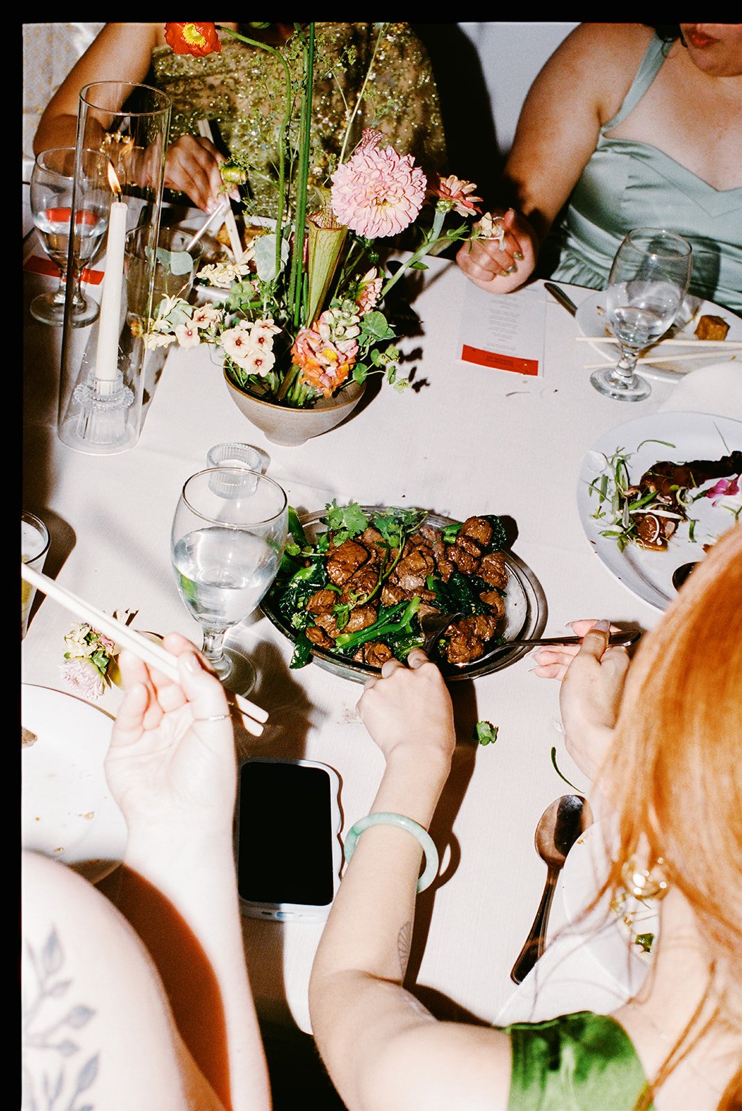 christina stephen dinner reception art gallery fort worth artspace 111 texas wedding photographer joanna creates-77.jpg