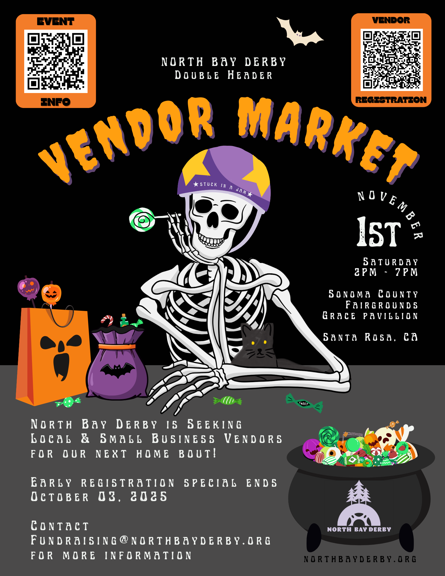 Fall Double Header, Vendor Market