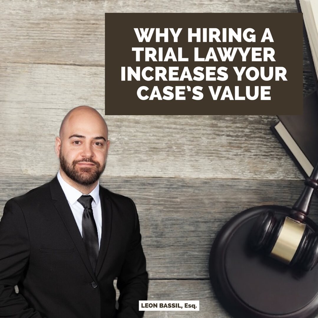 When it comes to maximizing your compensation after an accident, hiring a trial lawyer can make all the difference.

Choosing a lawyer who specializes in trials, rather than an attorney who will settle after the first offer, demonstrates your commitm