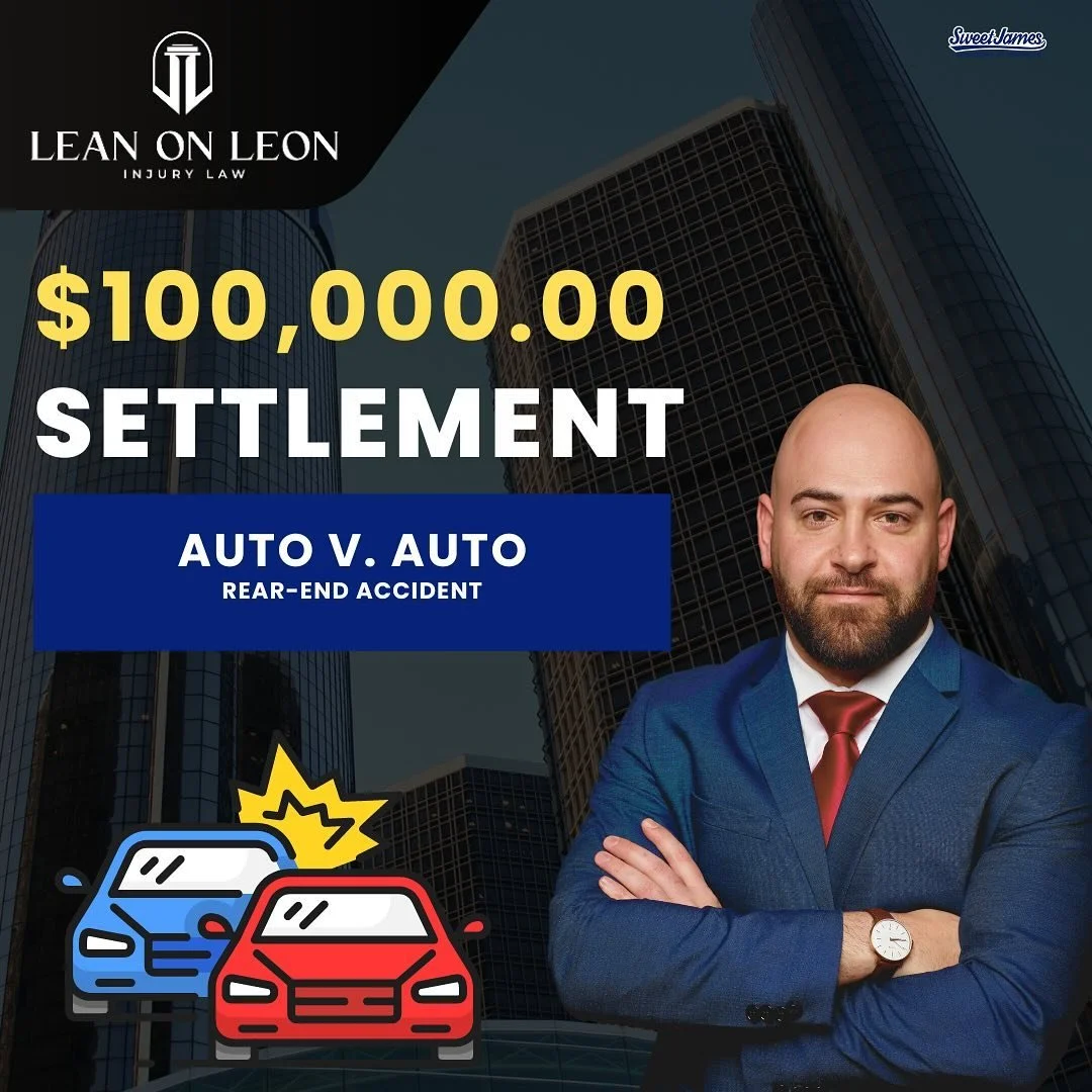$100,000.00 settlement 💰 for a client who was stopped at a red light when two other cars collided after the at-fault driver ran the red light and hit our client on the driver&rsquo;s side door. The property damage was not the worst, but we were able