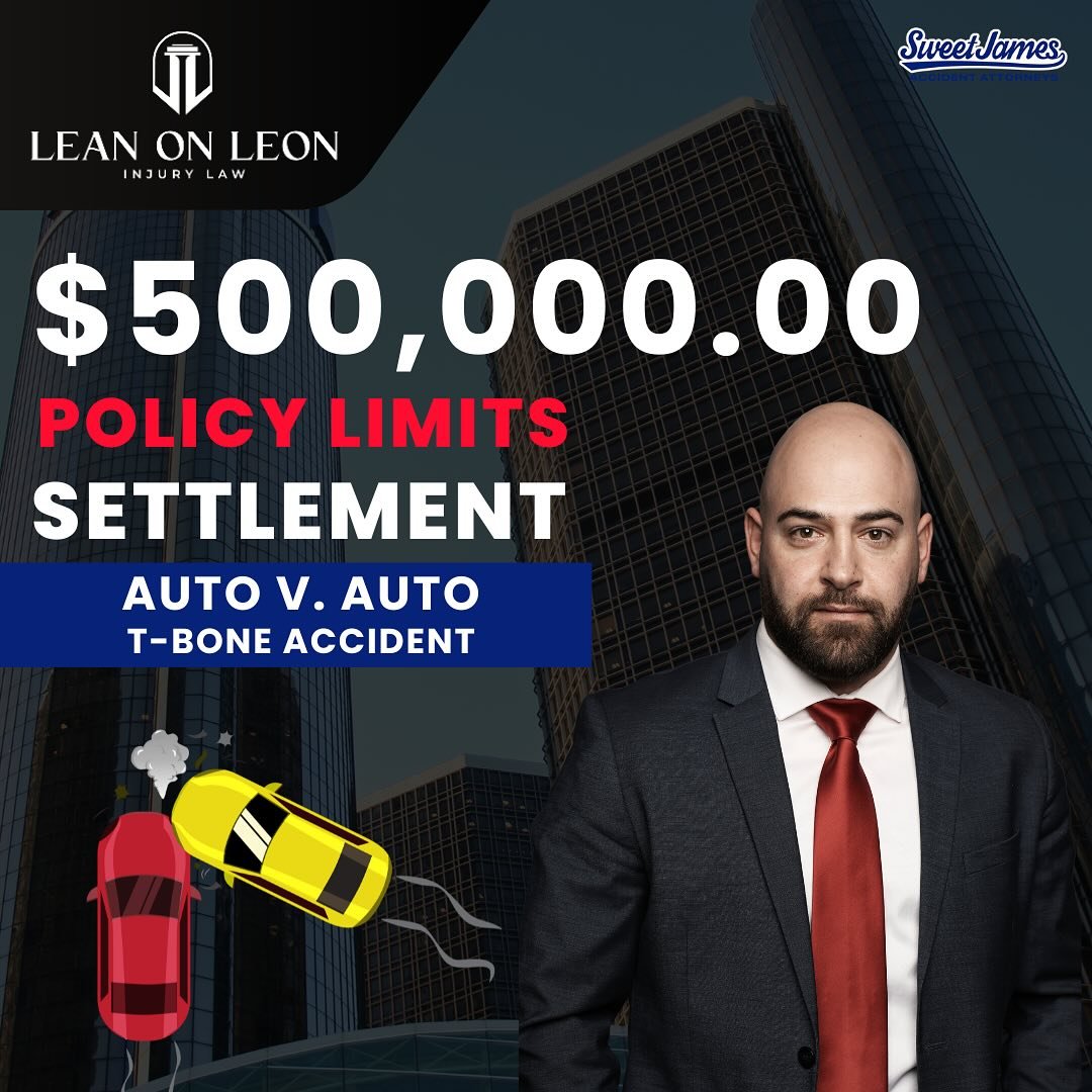 Can you believe property damage to the client&rsquo;s car ended up in a $500,000.00 policy limits settlement without depositions or IME?

Swipe right 👉🏼 This victory felt sweet because although liability was not disputed on this case, the insurance