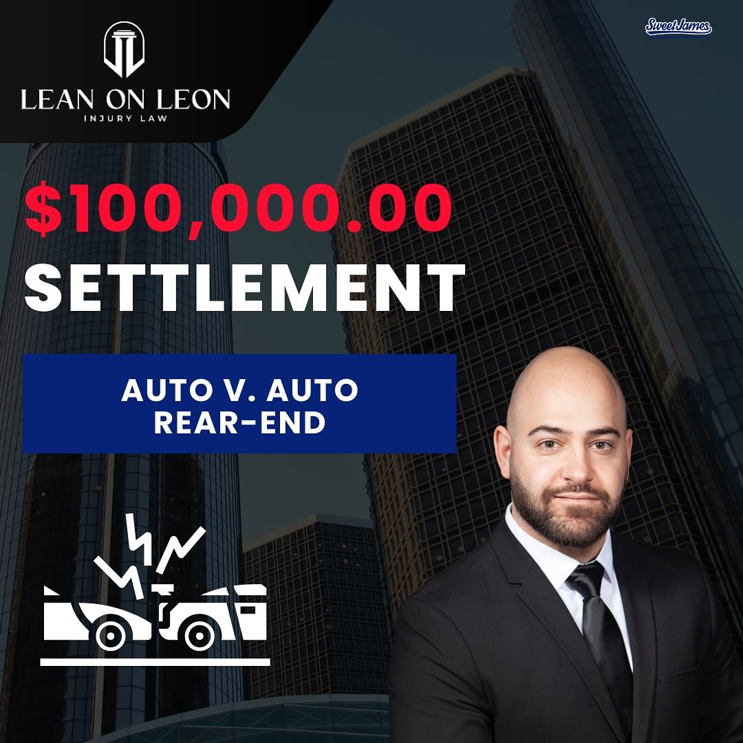 Swipe right 👉🏼 🔹$100,000.00 settlement 💰 secured for another client who was initially denied by an insurance company. Severe property damage occurred when she was hit on the 405 freeway in rush hour traffic by an at-fault driver who wasn&rsquo;t 