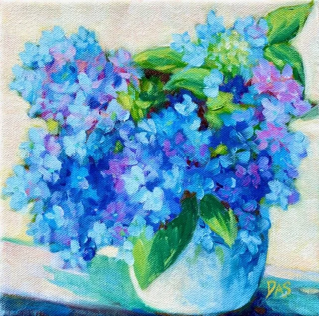 NEW: Nantucket Bouquet Series (# 5) - 8x8