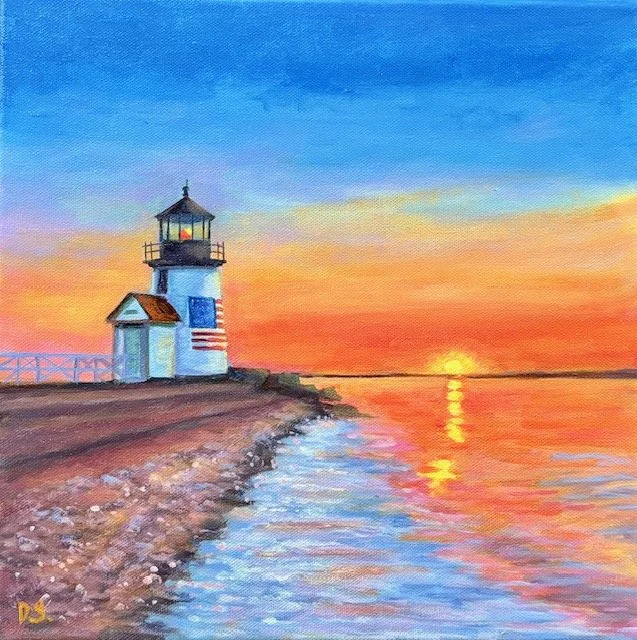 NEW: Brant Point morning - 12x12