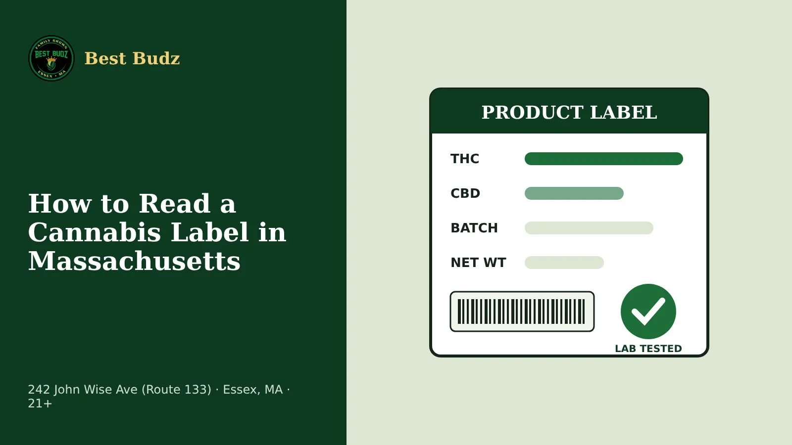 How to Read a Cannabis Label in Massachusetts