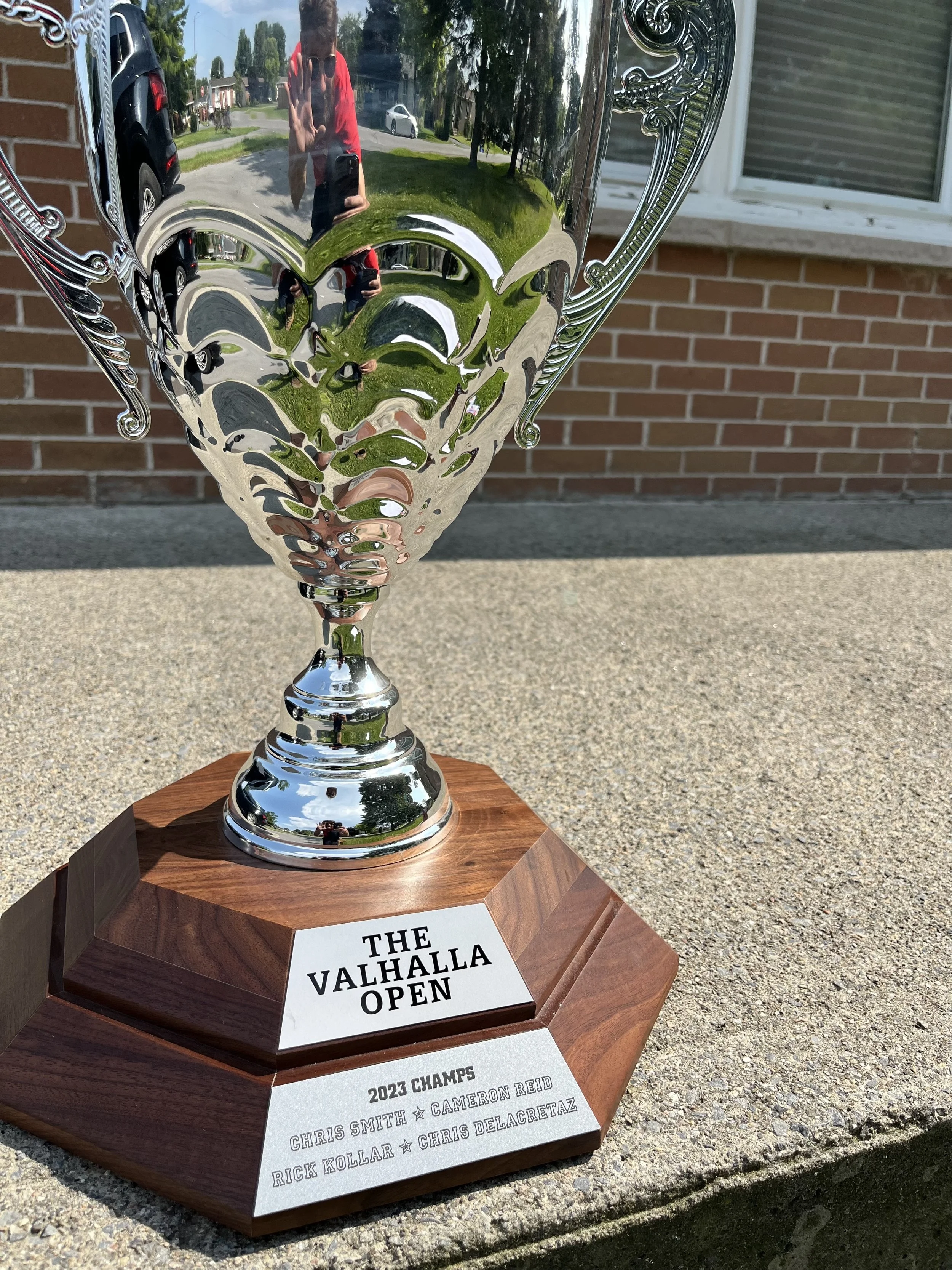 Trophy for Valhalla Open