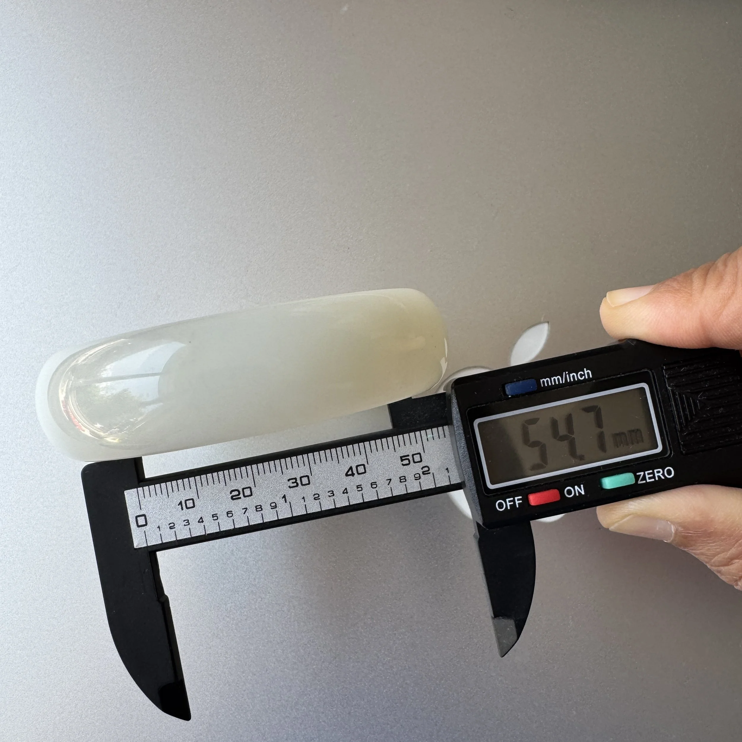 mutton white fat nephrite jade bangle-jademastetvancouver.com