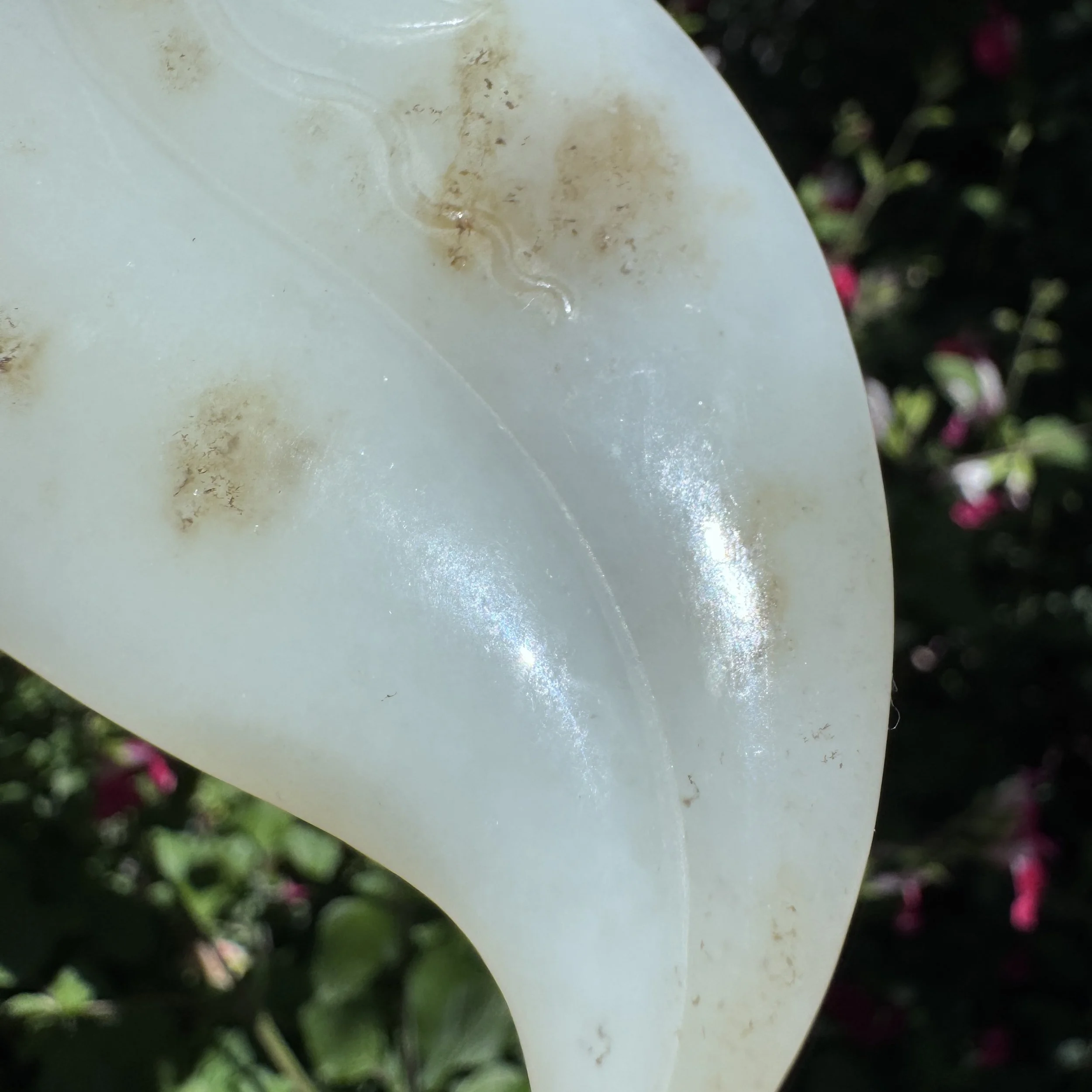 Top grade Hetian mutton fat white seed jade- jademastervancouver