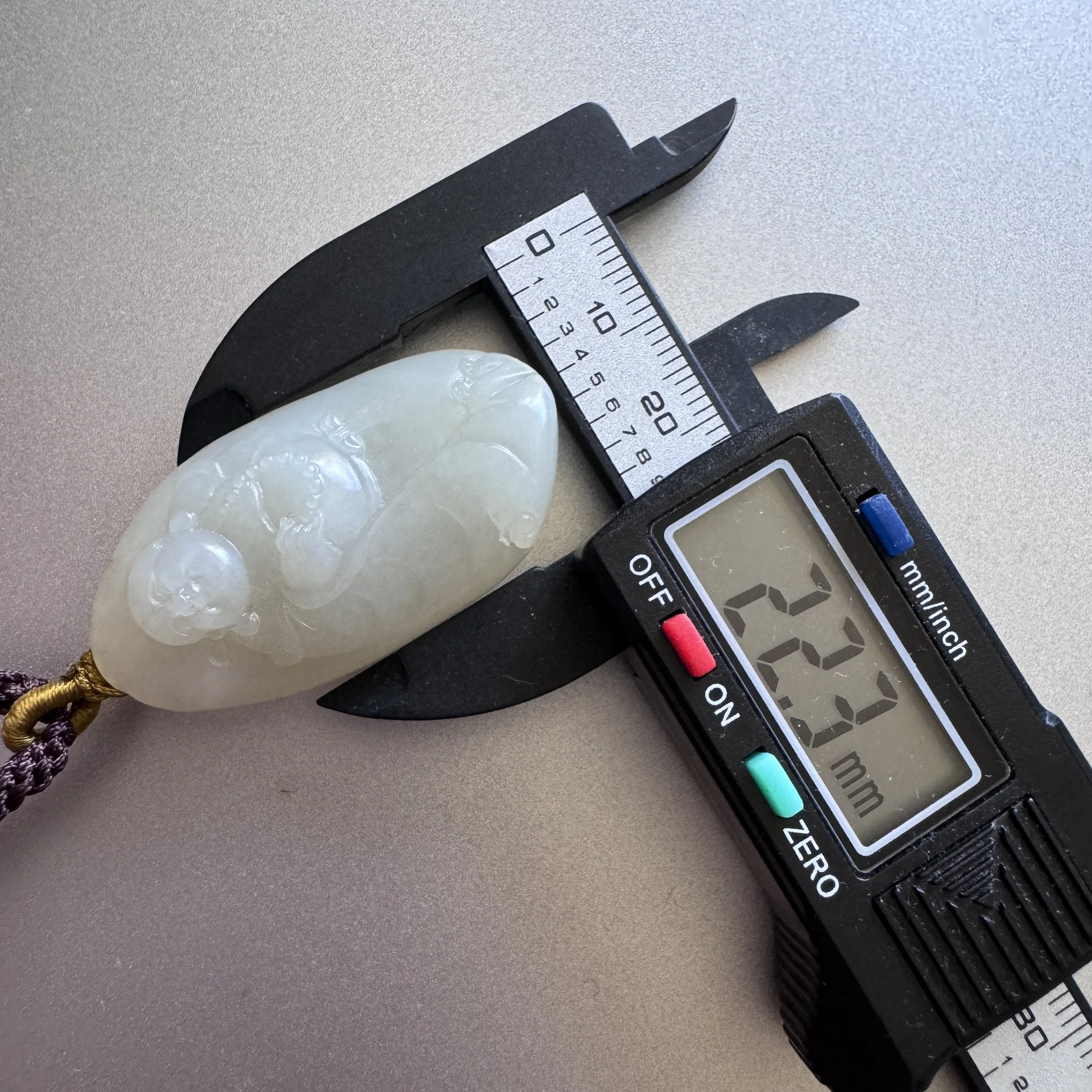 op grade Hetian mutton fat white seed jade- jademastervancouver