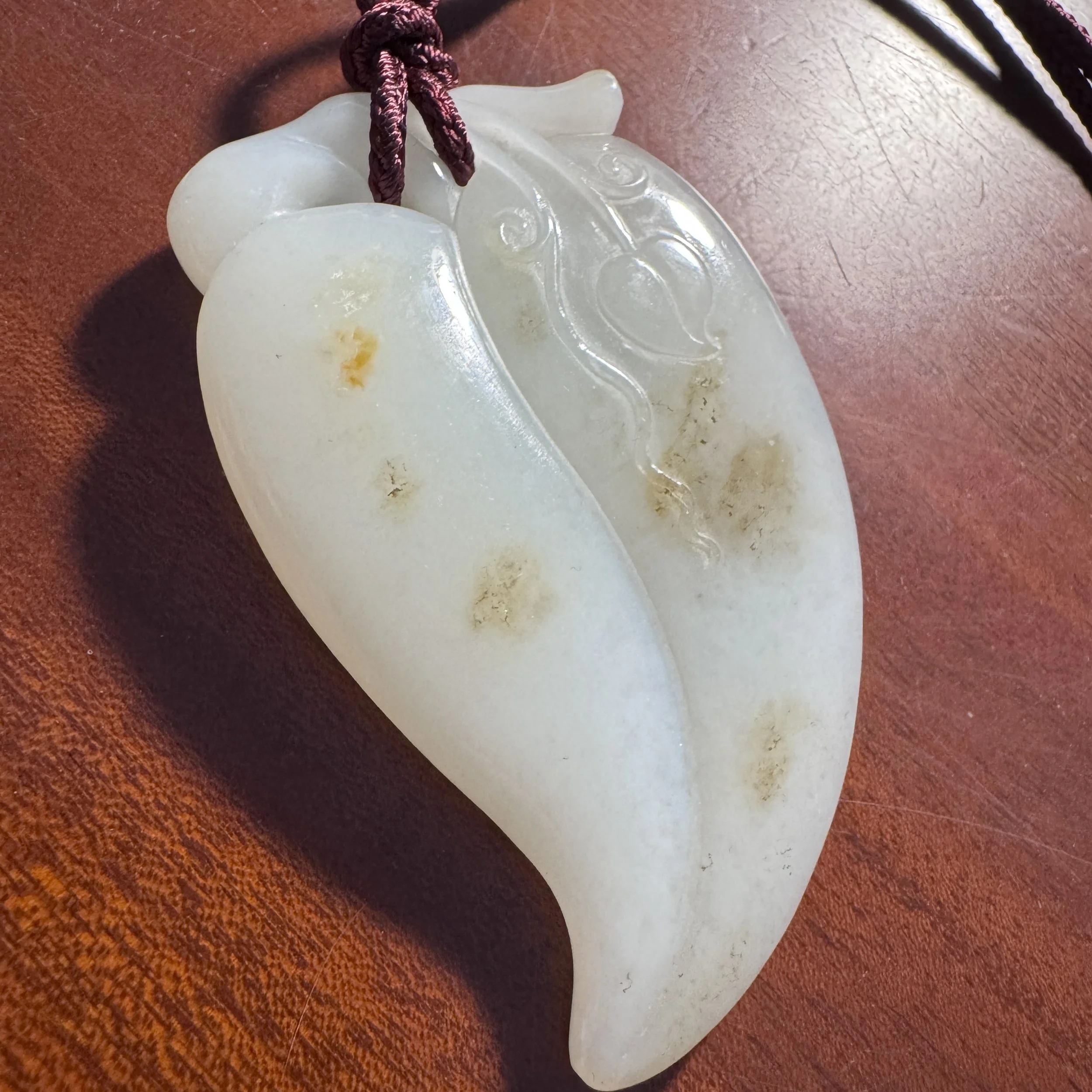Top grade Hetian mutton fat white seed jade- jademastervancouver