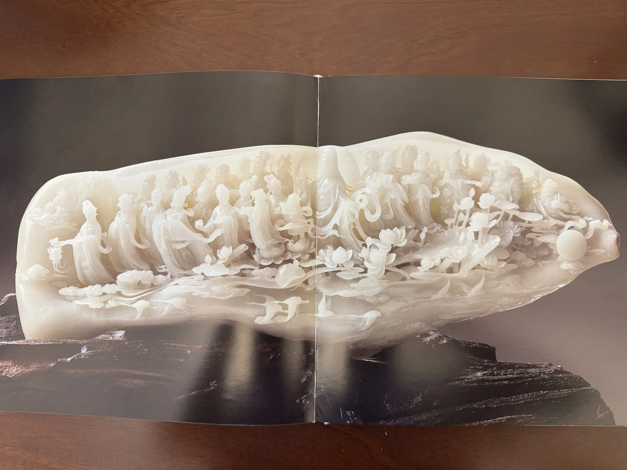 Grand jade artwork carved and designed by Yuan Jiaqi