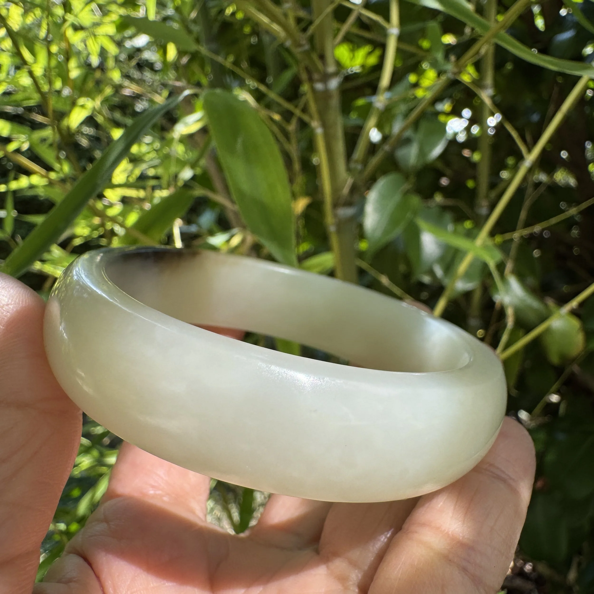 Top grade Hetian mutton fat white seed jade- jademastervancouver