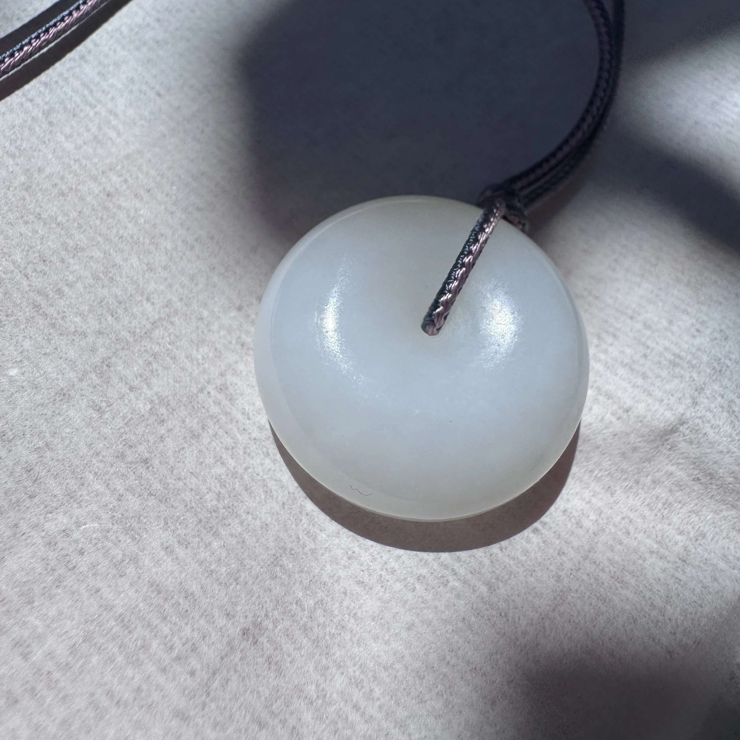 Top grade Hetian mutton fat white seed jade- jademastervancouver
