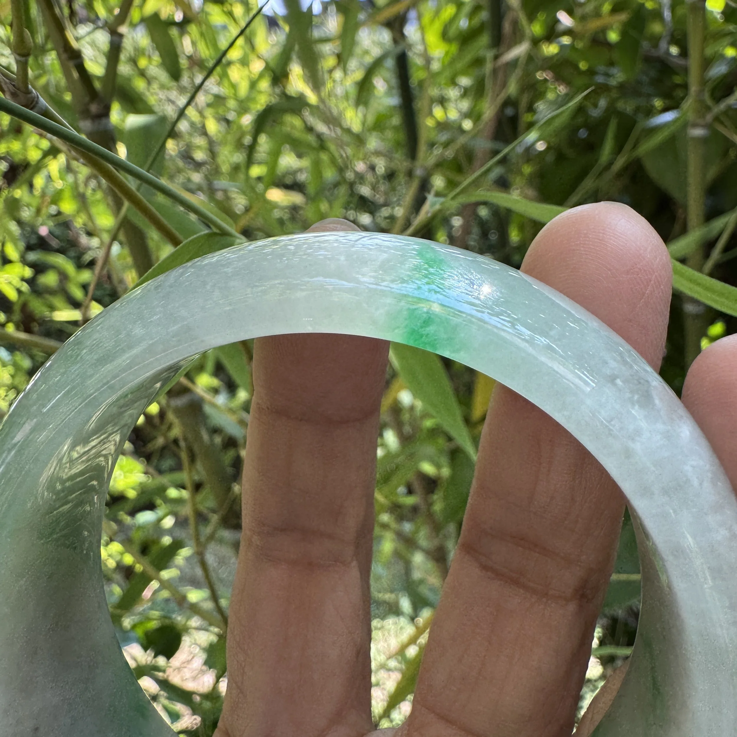 imperial icy Myanmar jadeite bangle bracelet- jademastervancouver.com