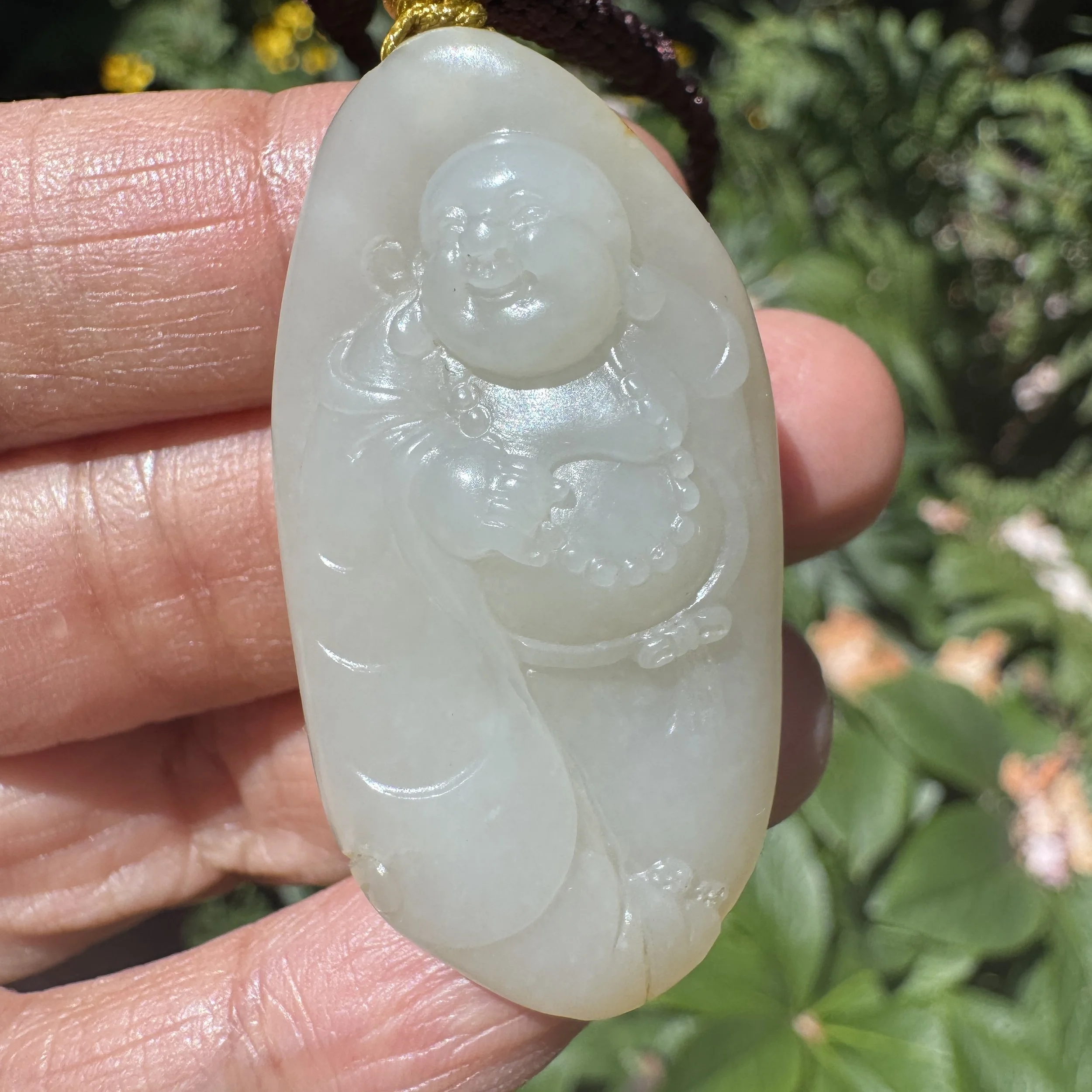 op grade Hetian mutton fat white seed jade- jademastervancouver