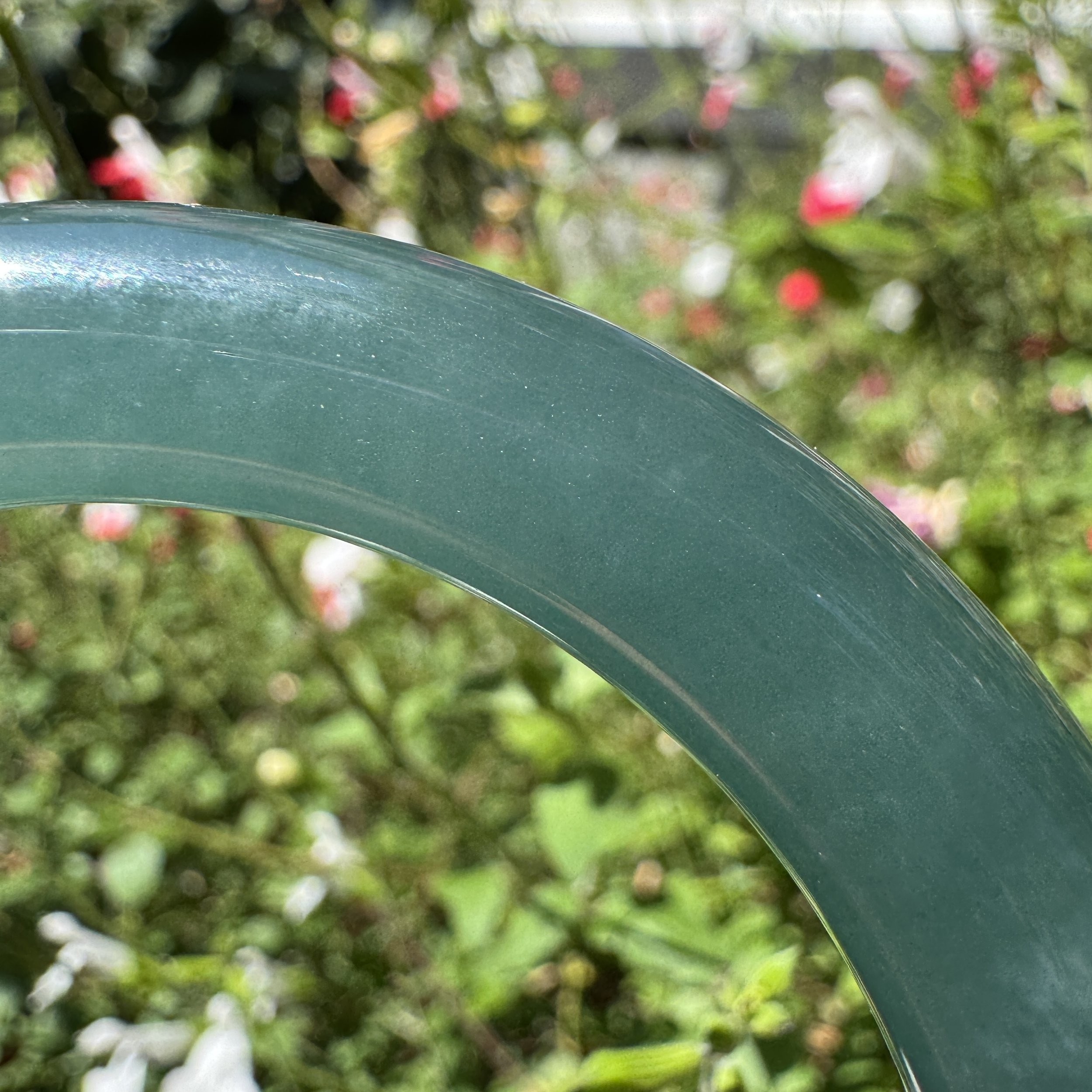 blue icy jadeite  bangle - jademastervancouver.com