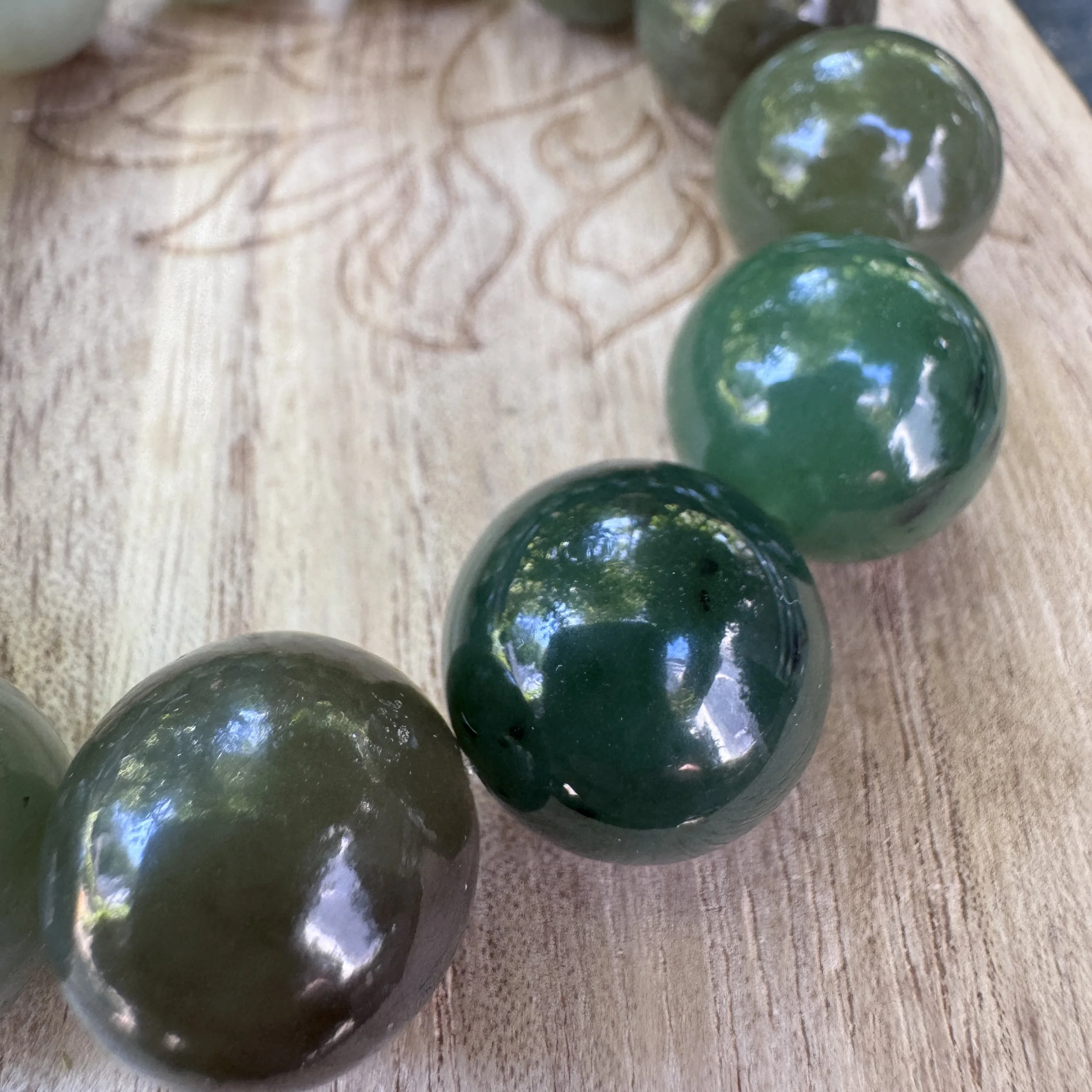 Hetian jade beads- jademastervancouver.com