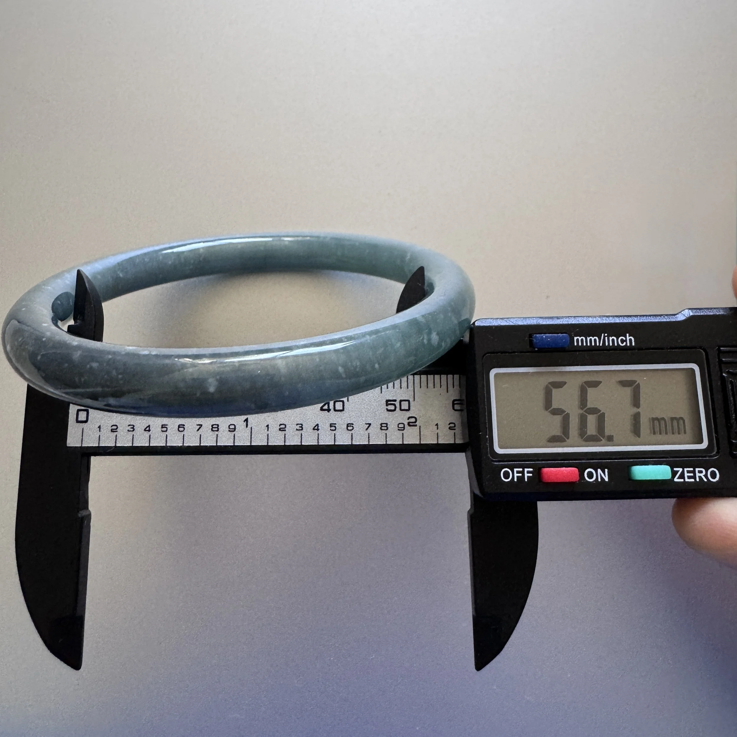 Blue jade bangle-jademastervancouver.com
