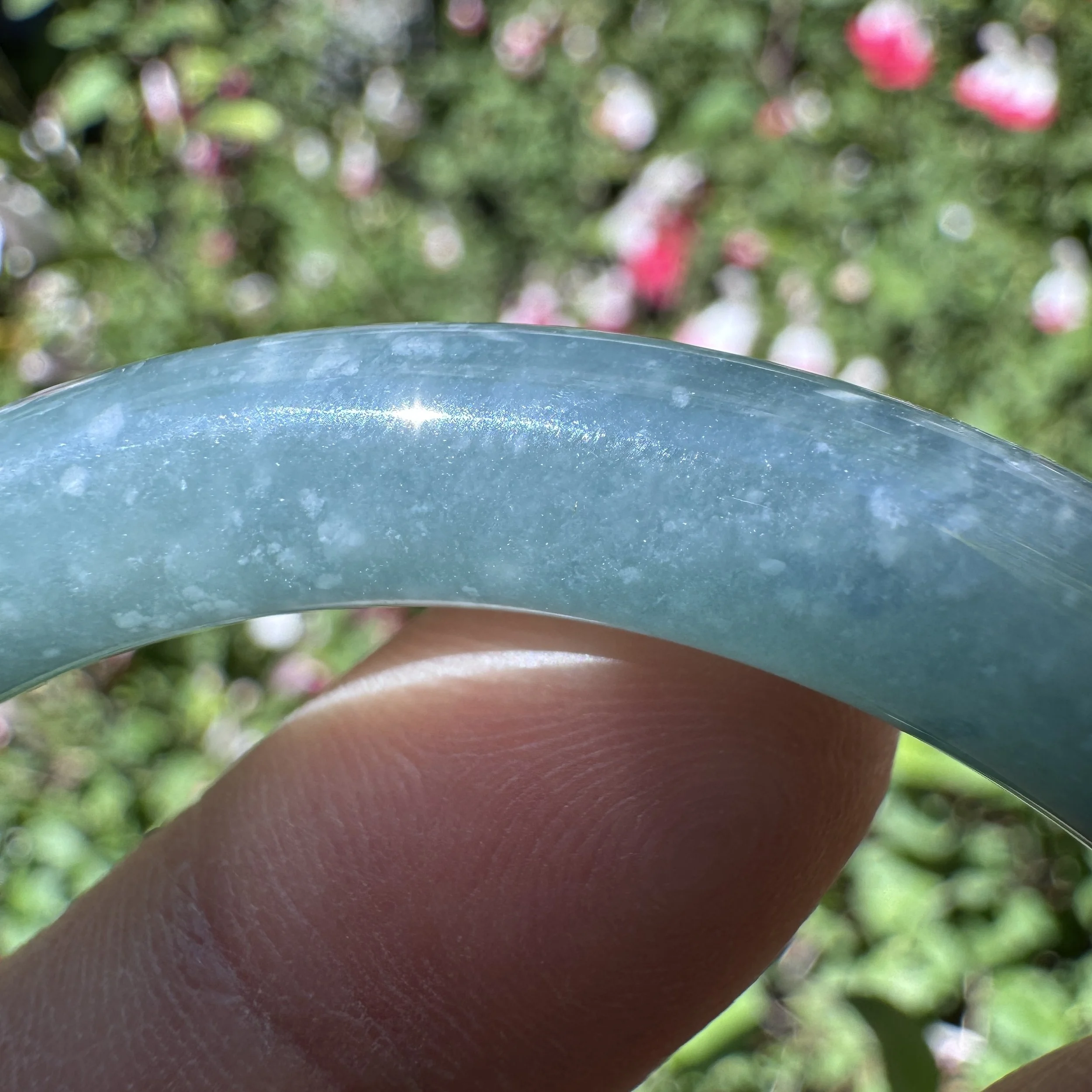 Blue jade bangle-jademastervancouver.com