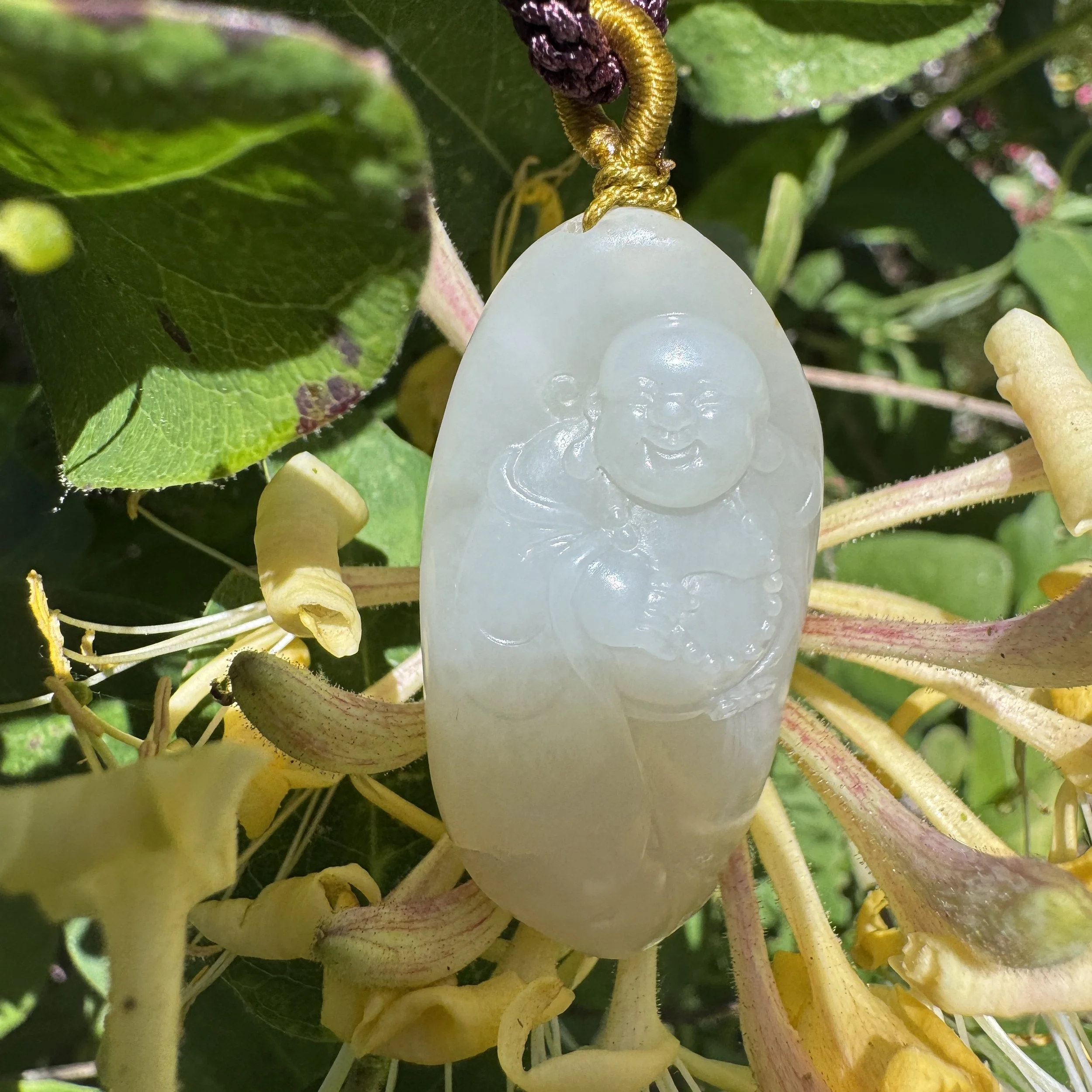 op grade Hetian mutton fat white seed jade- jademastervancouver