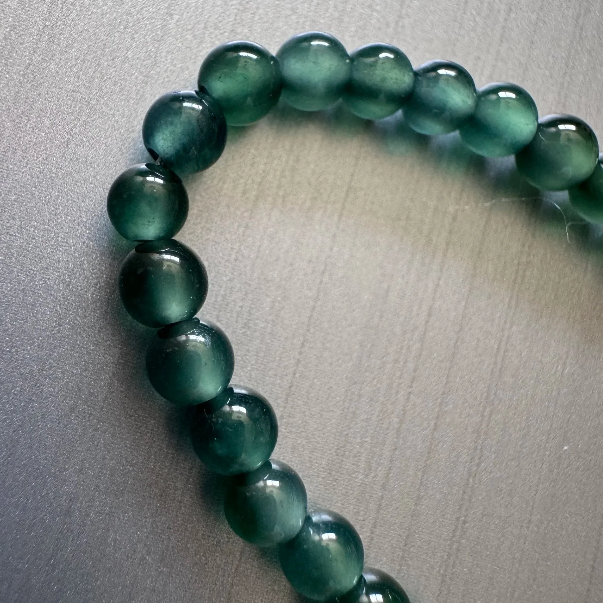 Exquisite Icy Teal natural Guatemalan Jadeite Multi-Wear Necklace & Bracelet
