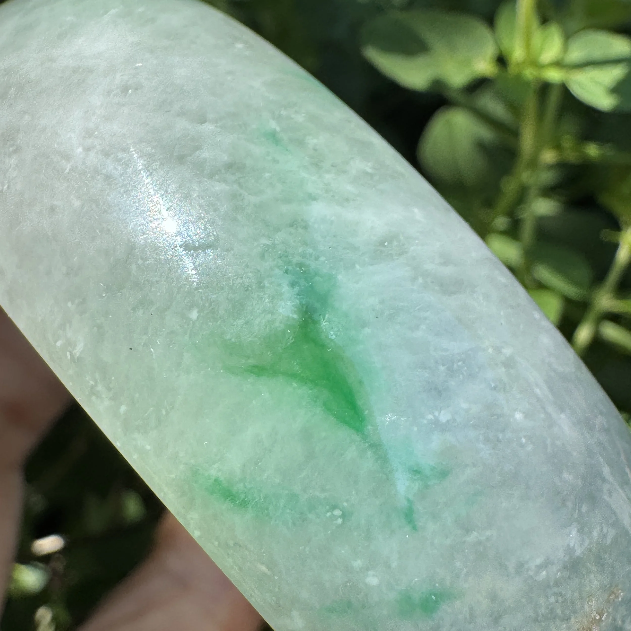 imperial icy Myanmar jadeite bangle bracelet- jademastervancouver.com