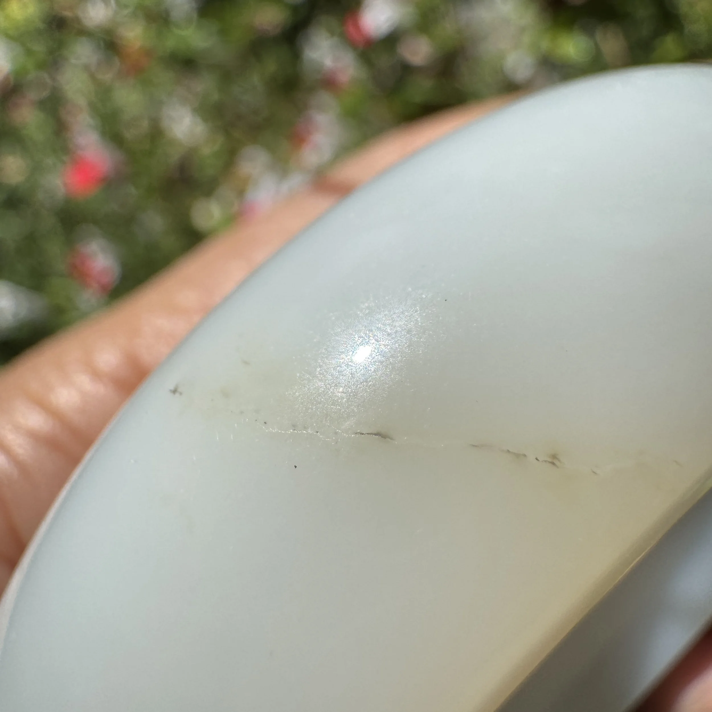 mutton white fat nephrite jade bangle-jademastetvancouver.com