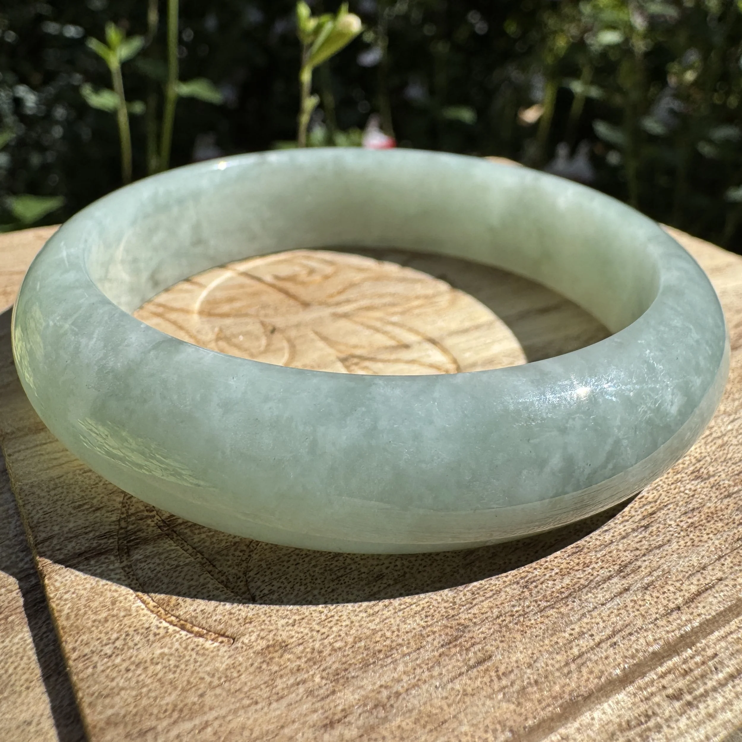 57.5mm Myanmar Jadeite Bangle Bracelet