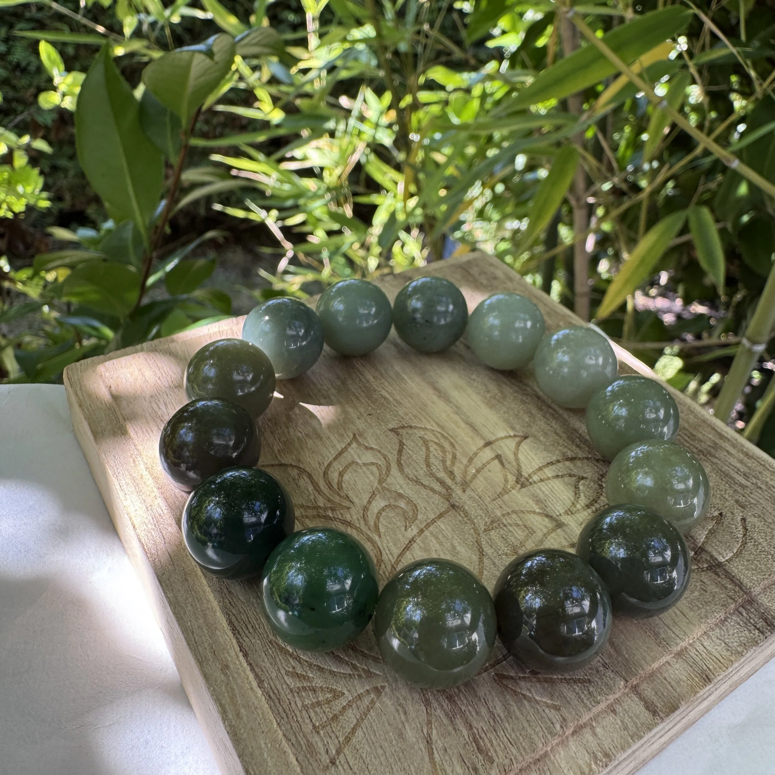 Hetian jade beads- jademastervancouver.com
