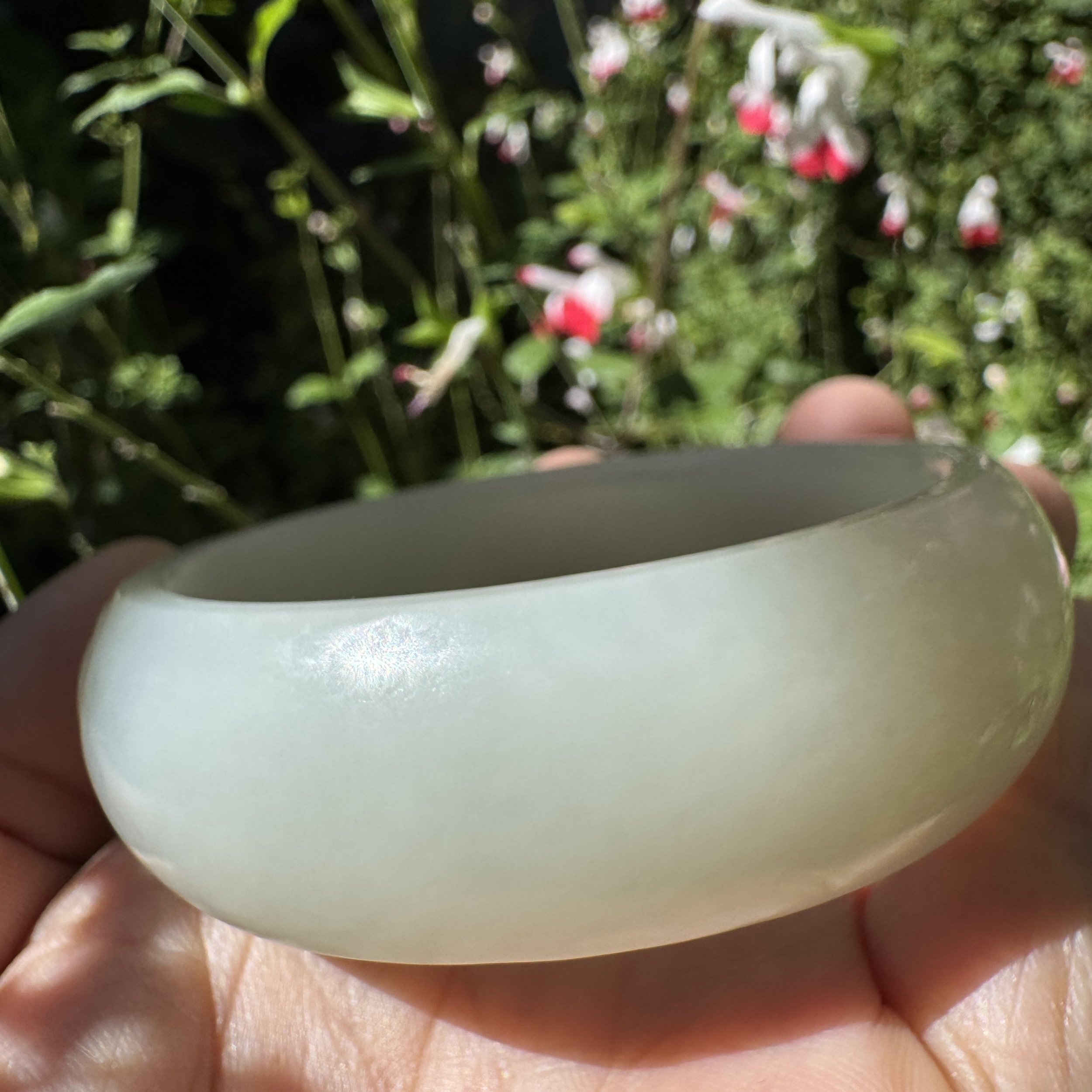 Top grade Hetian mutton fat white seed jade- jademastervancouver