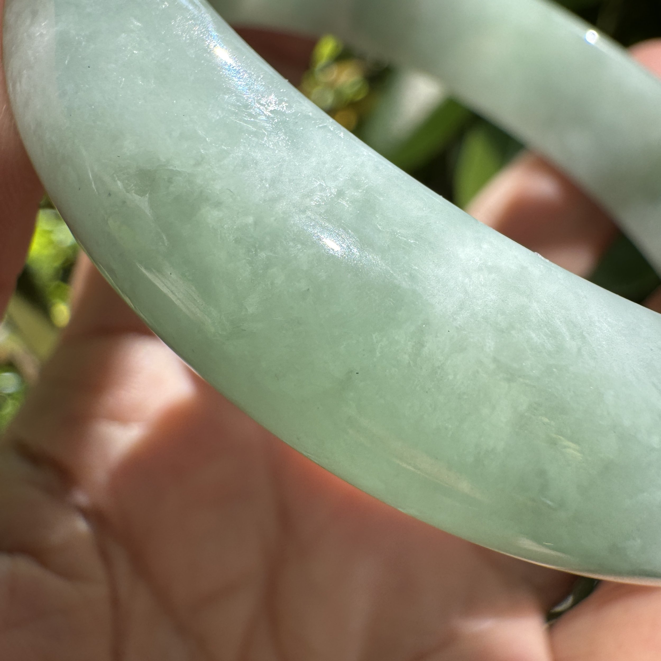 close-up of fine -grain type A jadeite