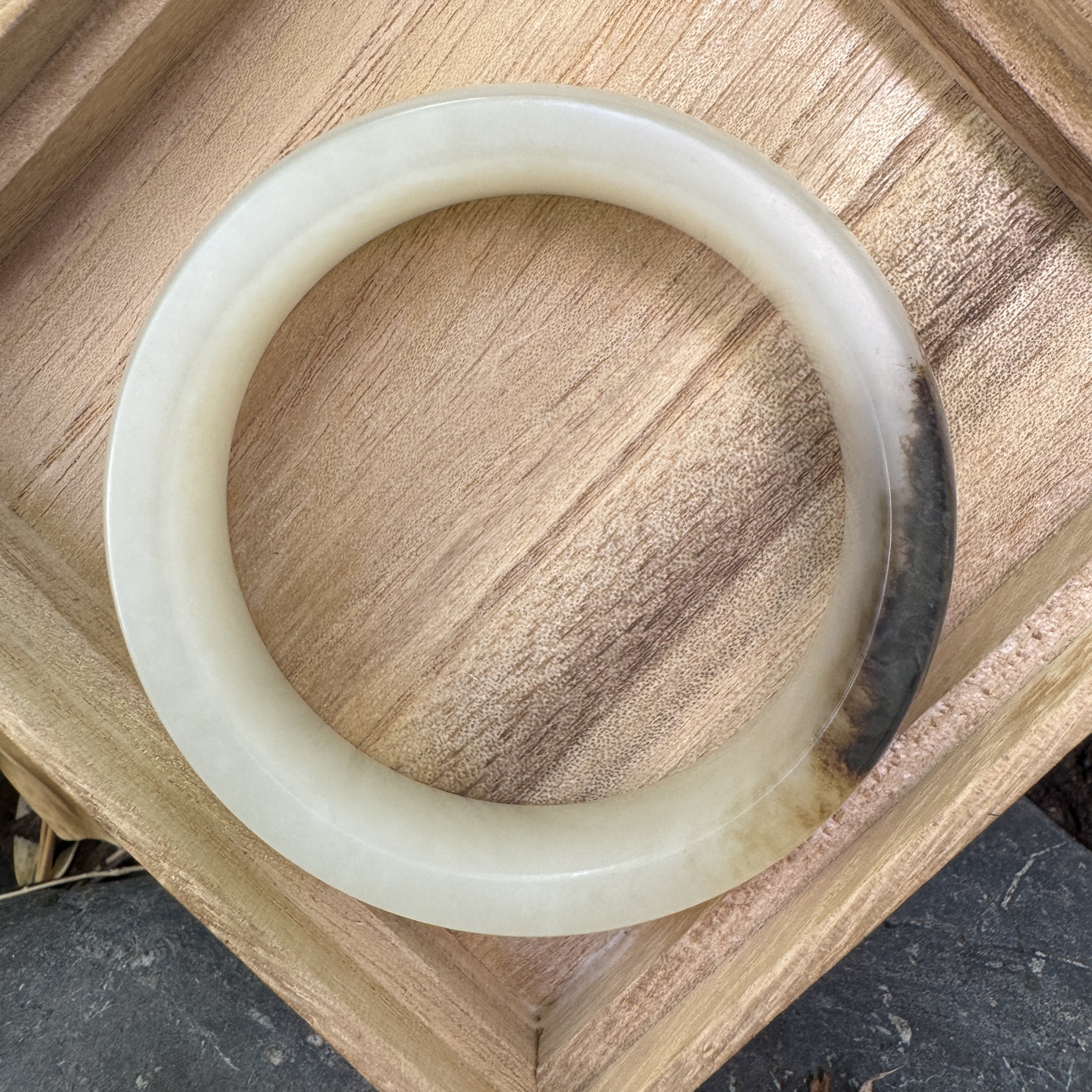 Top grade Hetian mutton fat white seed jade- jademastervancouver