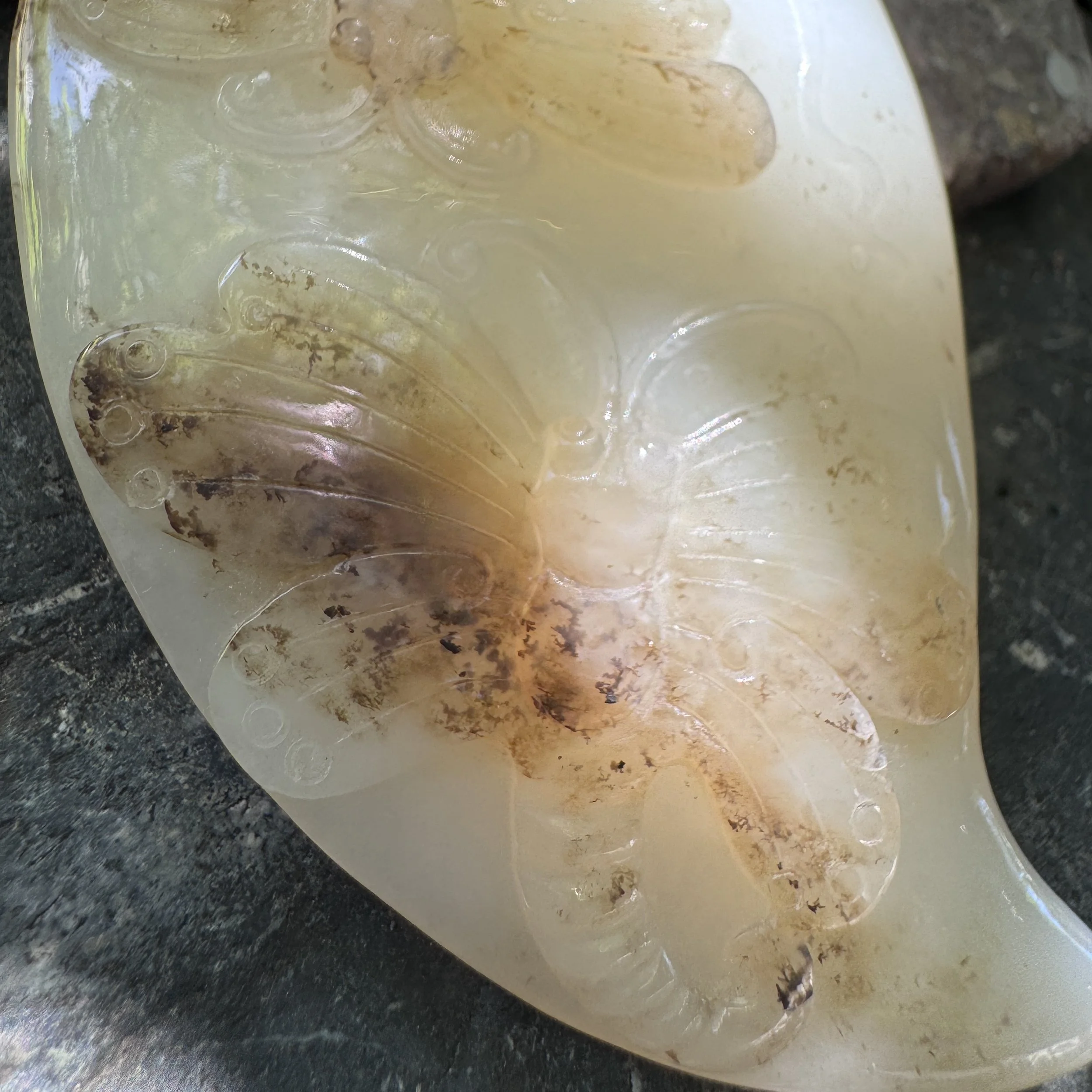 Top grade Hetian mutton fat white seed jade- jademastervancouver