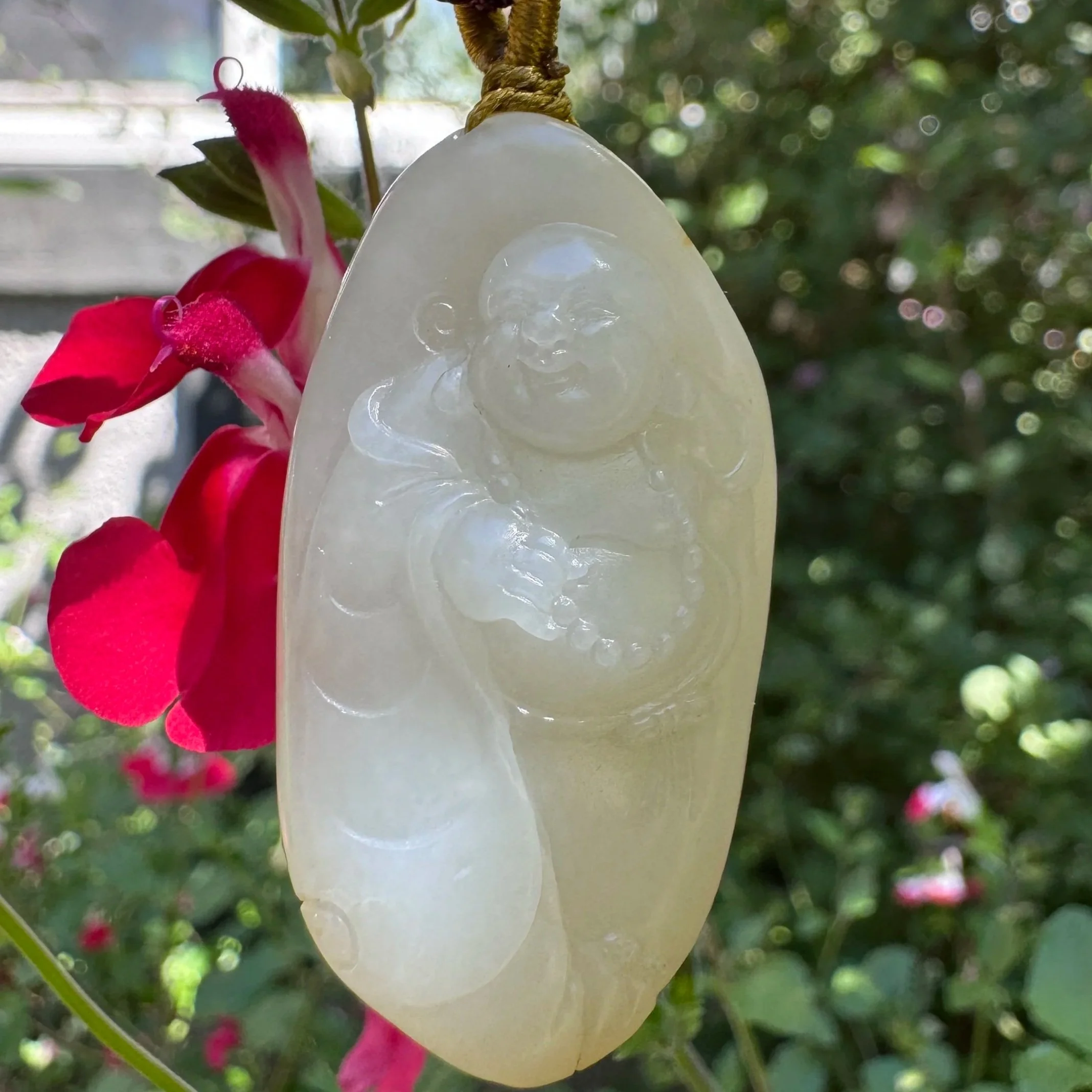 Top grade Hetian mutton fat white seed jade- jademastervancouver