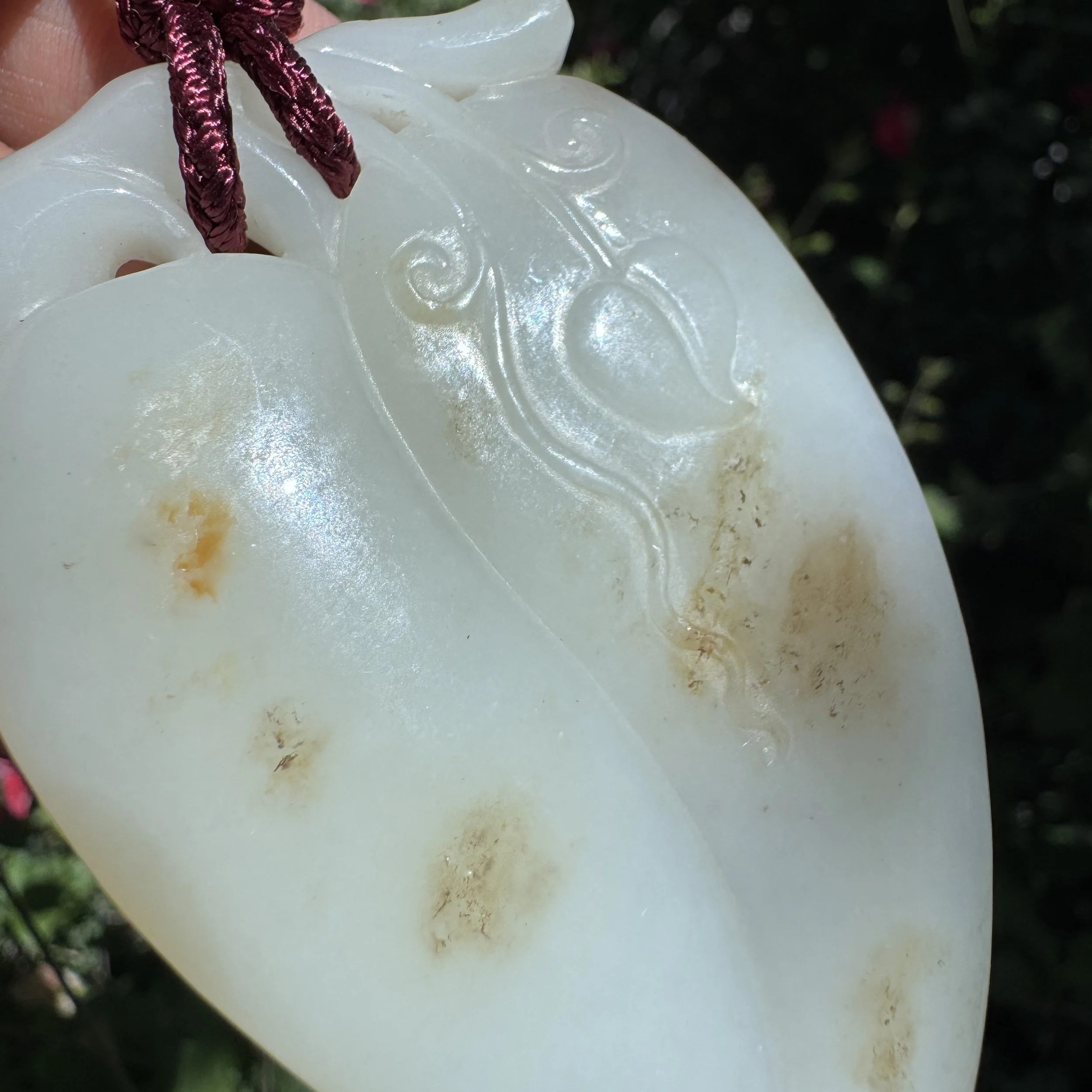 Top grade Hetian mutton fat white seed jade- jademastervancouver
