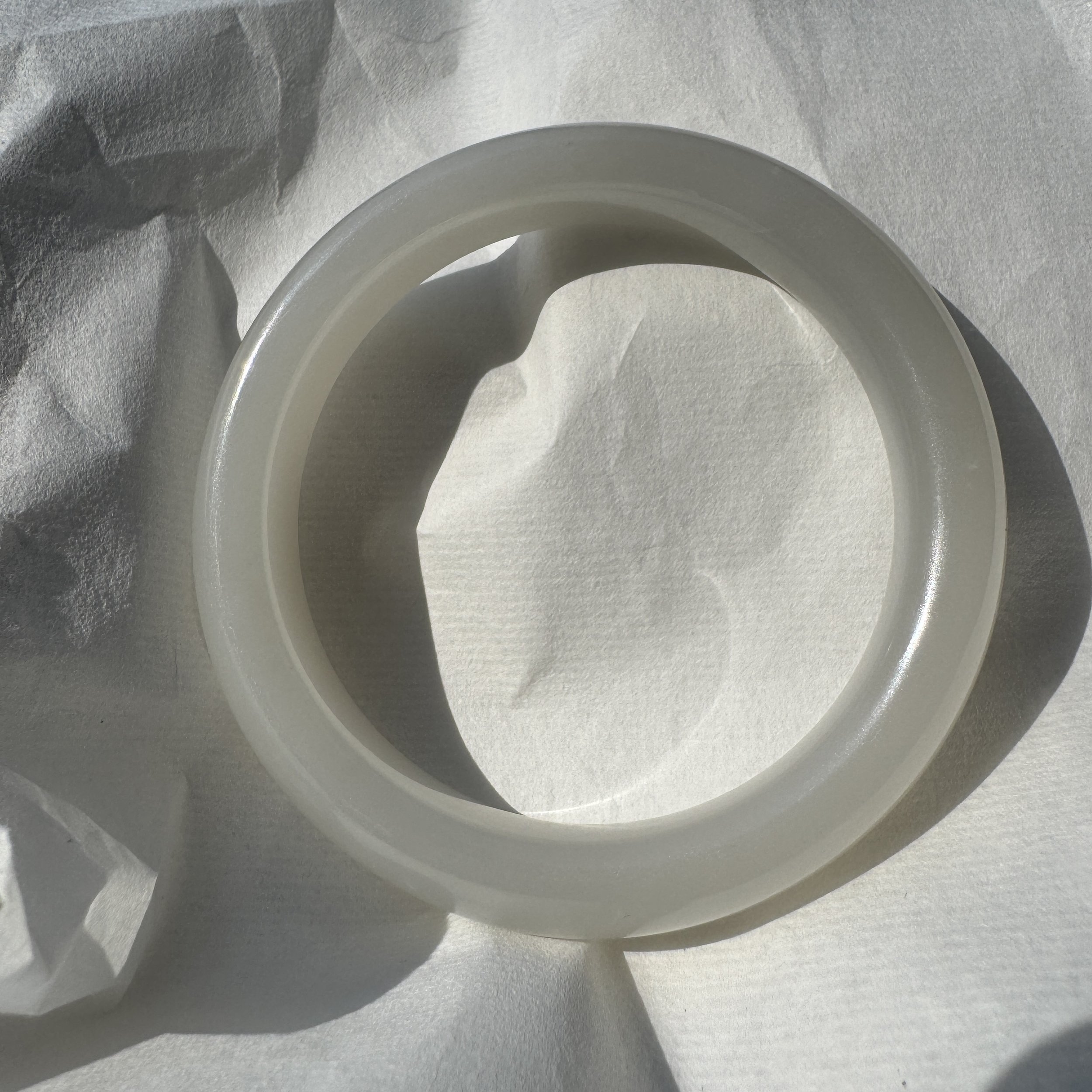 Icy jade bangle-jademastervancouver.com