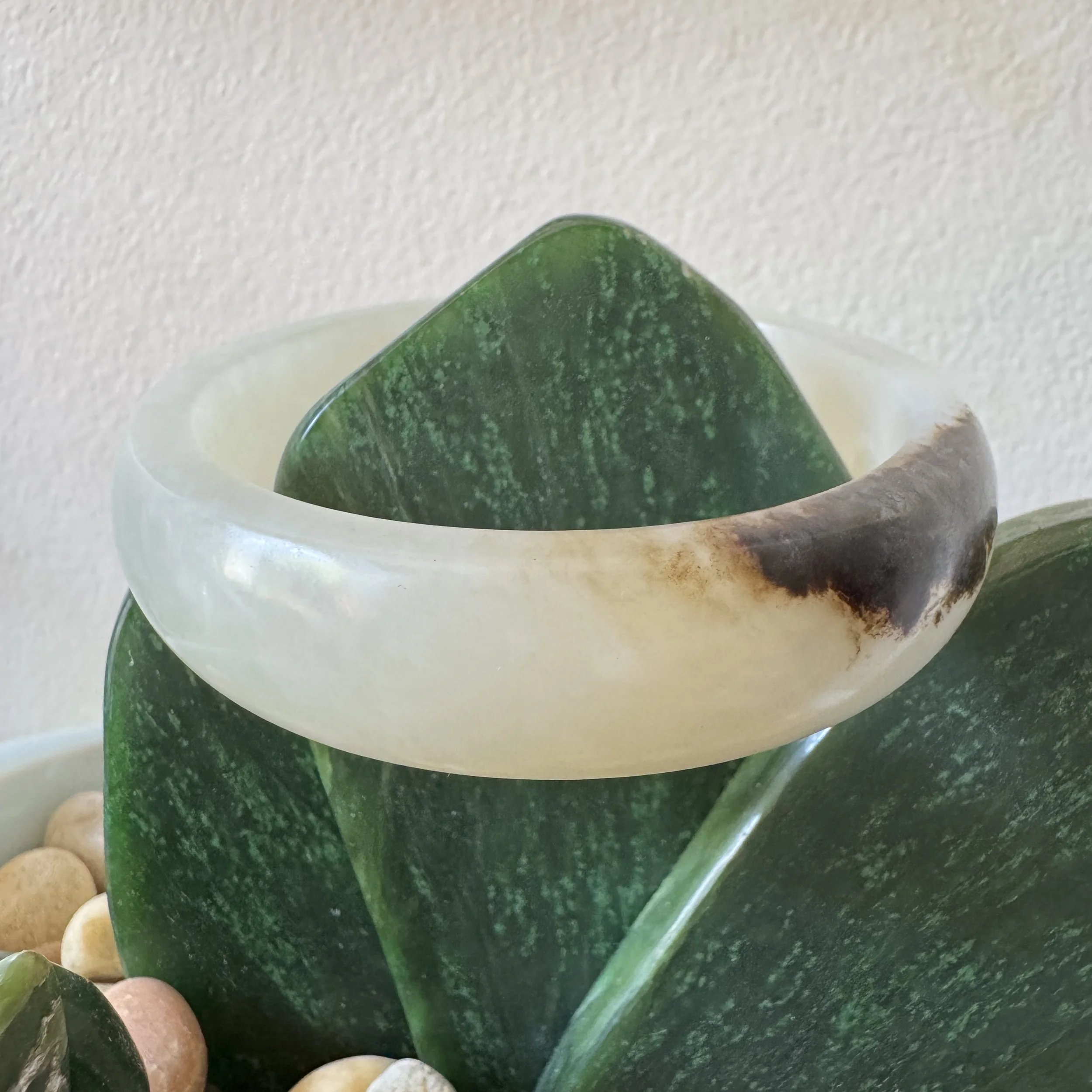 Top grade Hetian mutton fat white seed jade- jademastervancouver