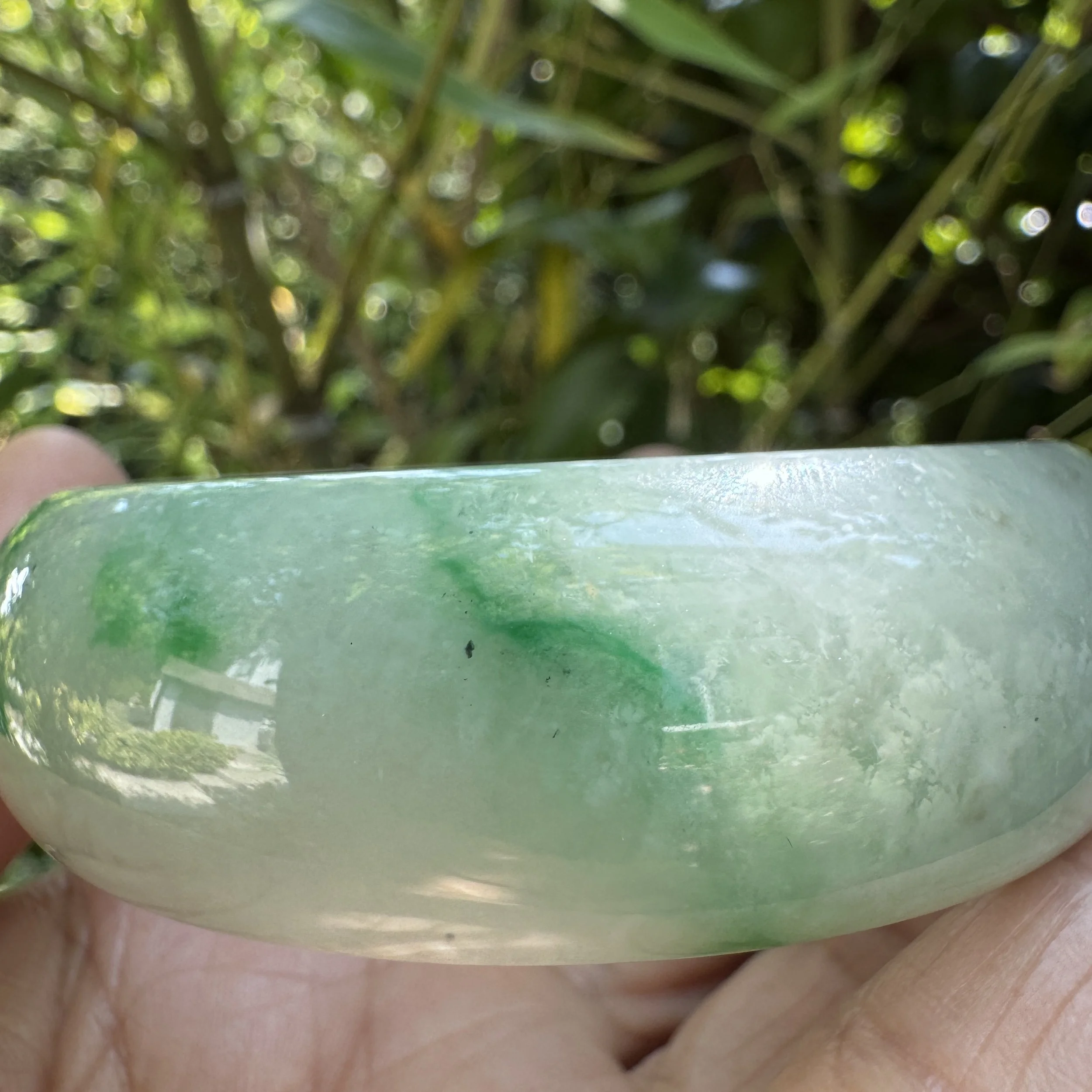 imperial icy Myanmar jadeite bangle bracelet- jademastervancouver.com