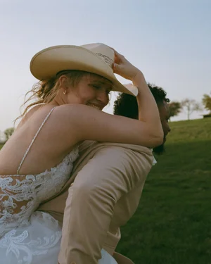 Intimate couples moment