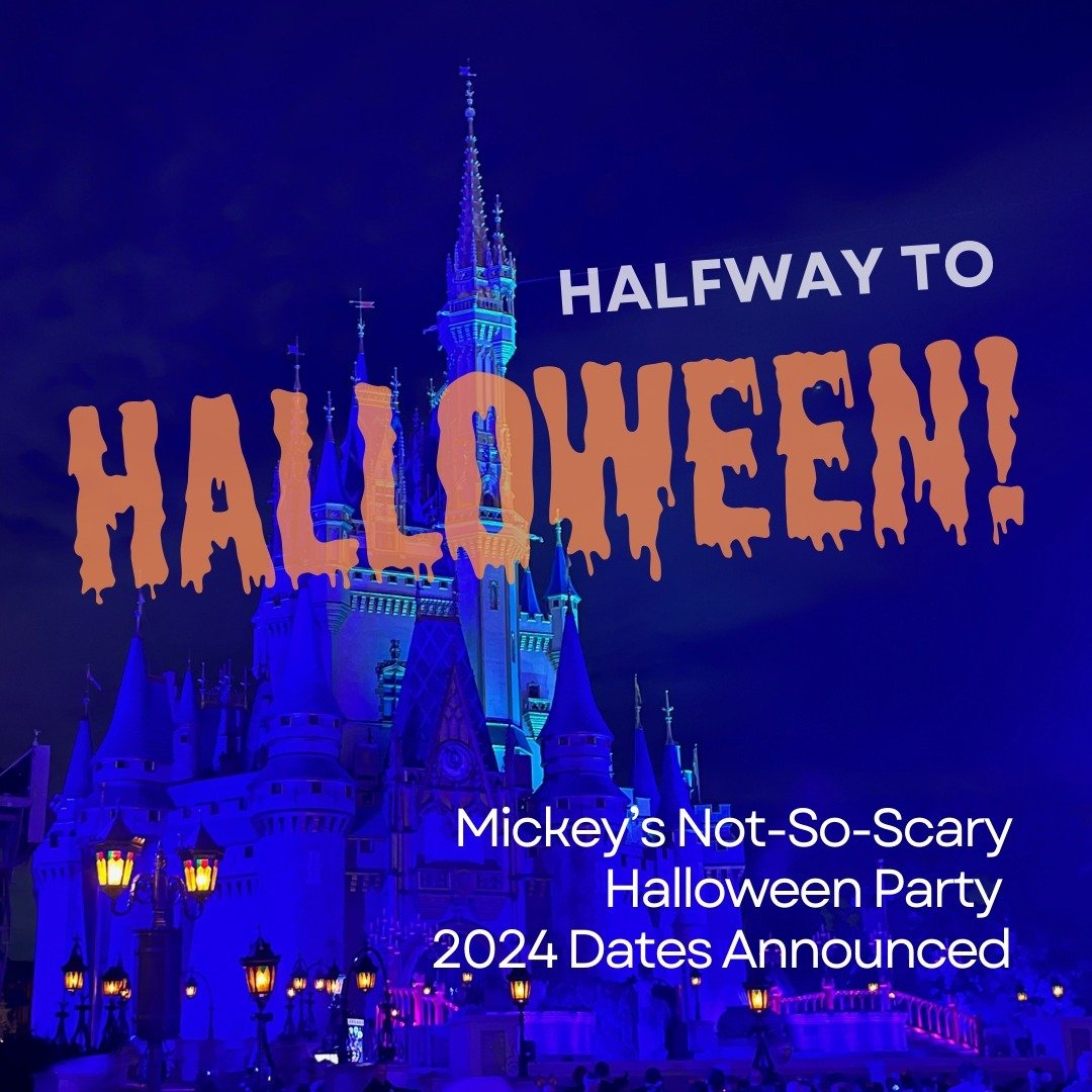It's halfway to Halloween! 🎃

Experience favorite entertainment, new offerings, and trick-or-treating during the highly anticipated return of Mickey&rsquo;s Not-So-Scary Halloween Party at Magic Kingdom Park in Walt Disney World Resort! Guests can s