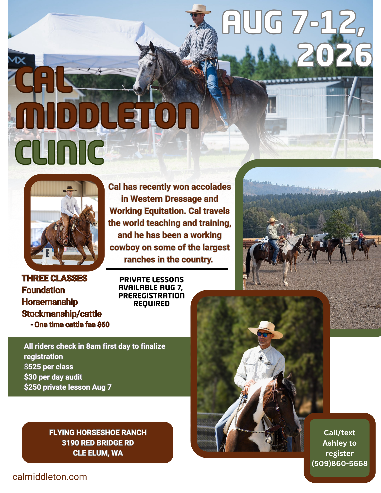 Cal Middleton Horsemanship Clinic