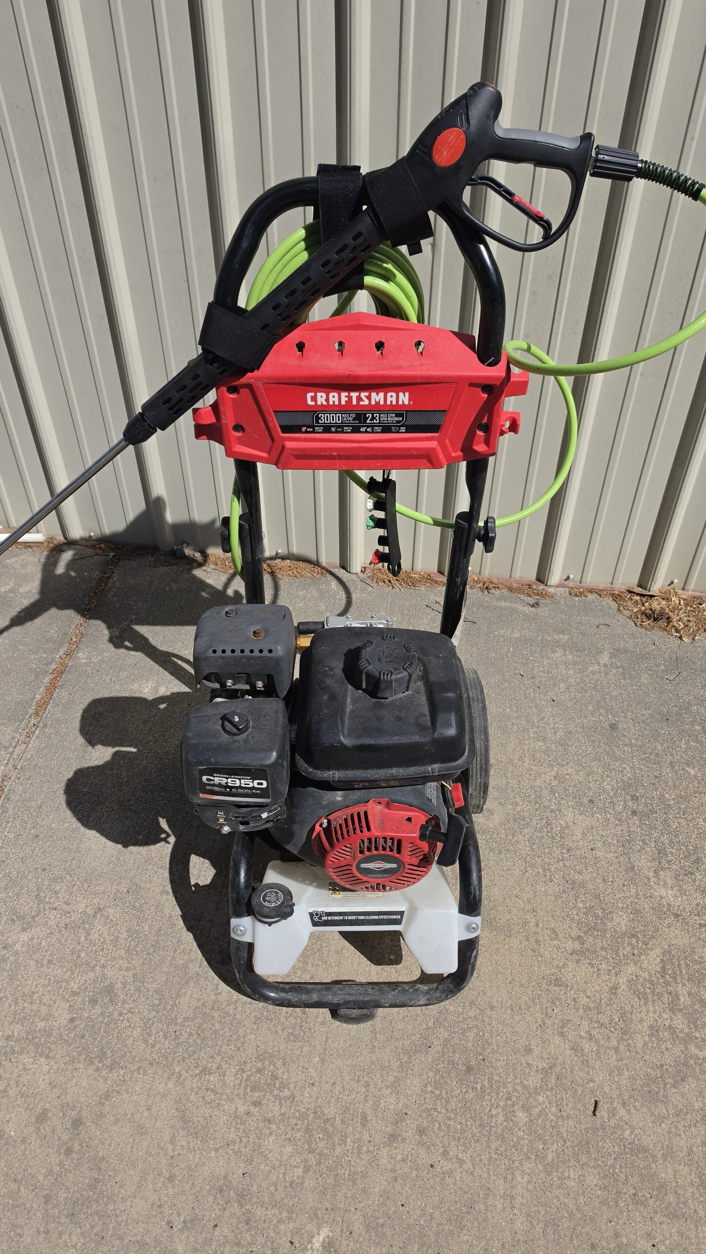 CRAFTSMAN 3000 PSI RESIDENTIAL PRESSURE WASHER RENTAL